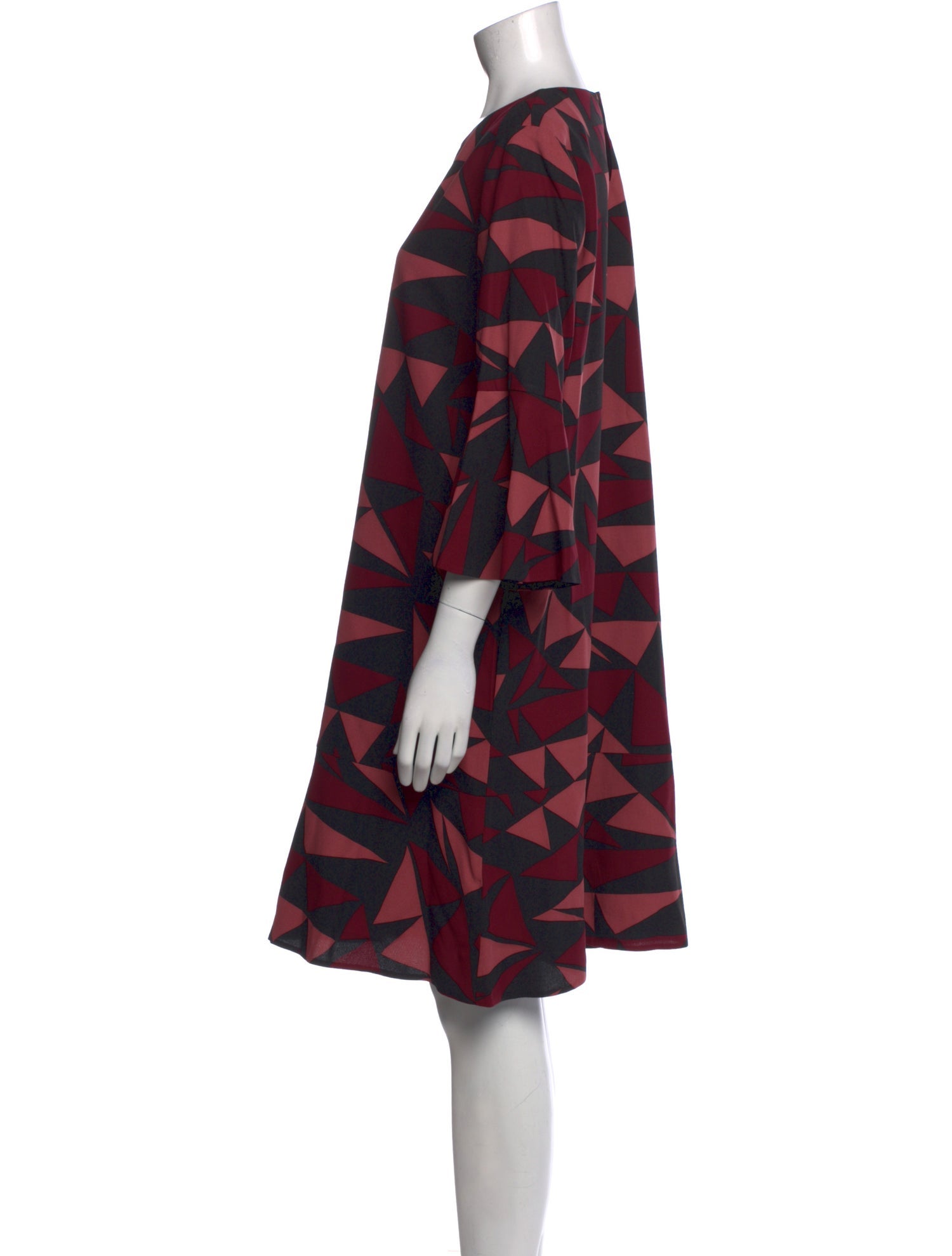 Lafayette 148 Printed Knee-Length Dress