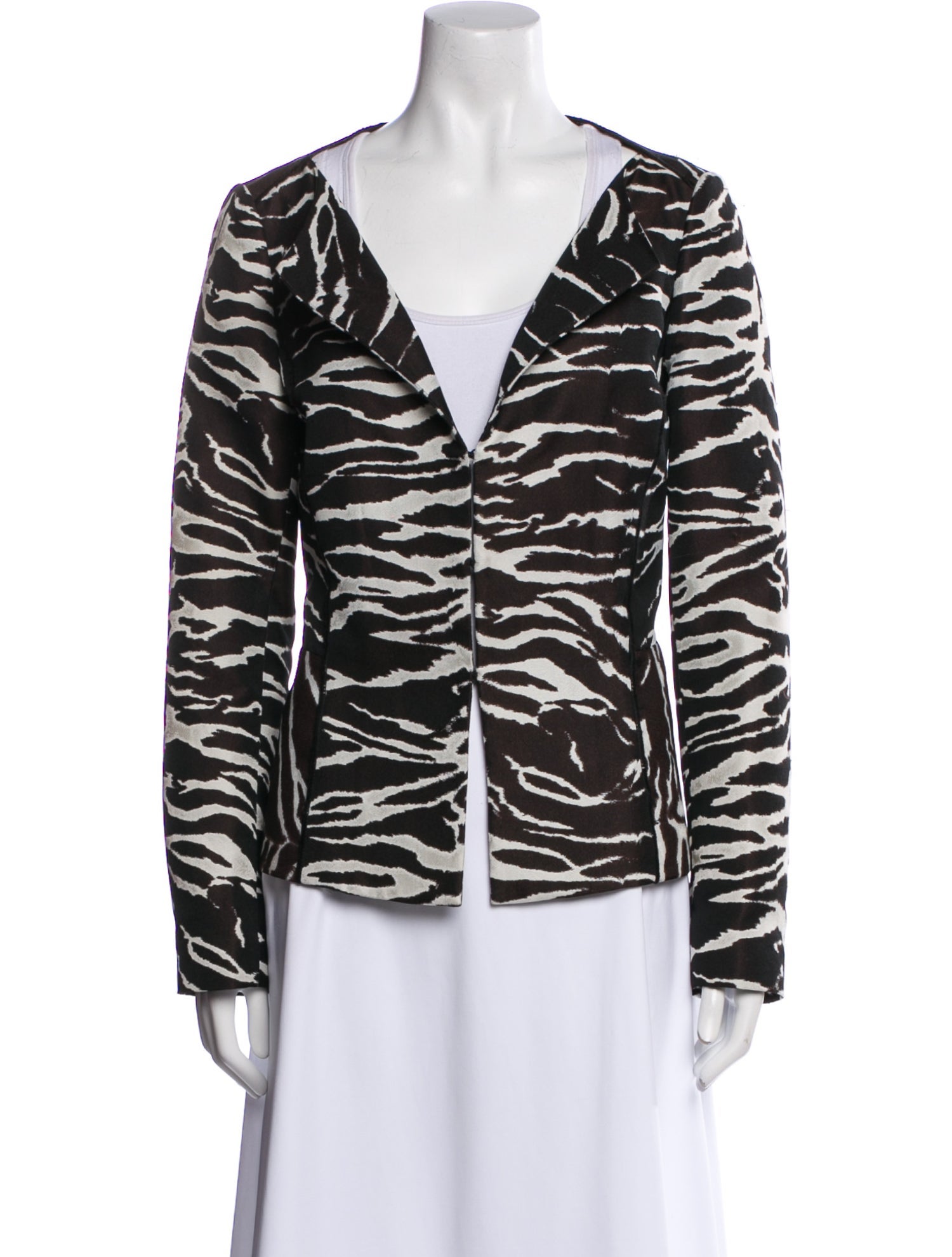 Lafayette 148 Animal Print Blazer