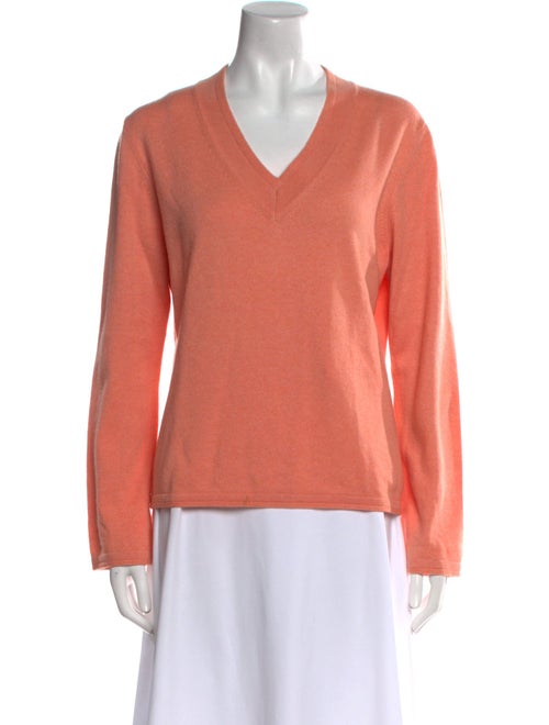 Lafayette 148 Cashmere V-Neck Sweater