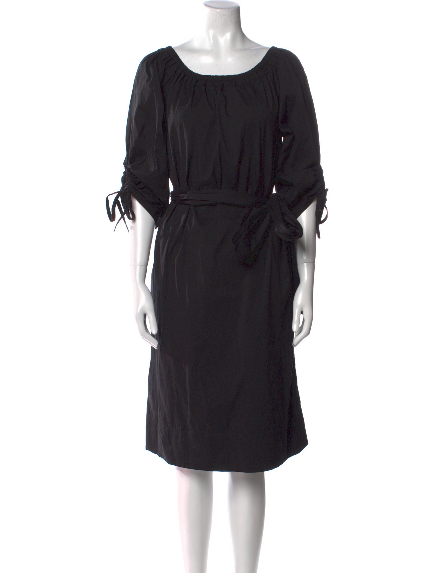 Lafayette 148 Scoop Neck Knee-Length Dress