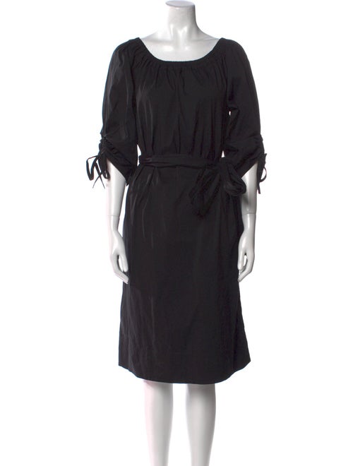 Lafayette 148 Scoop Neck Knee-Length Dress