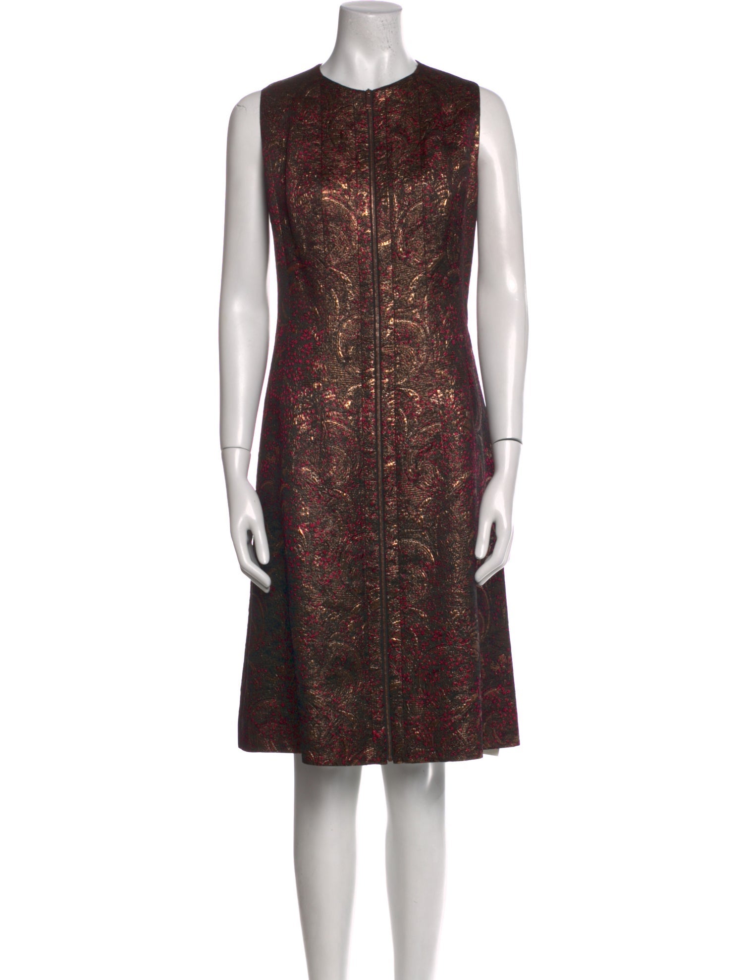Lafayette 148 Printed Knee-Length Dress