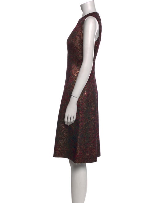 Lafayette 148 Printed Knee-Length Dress