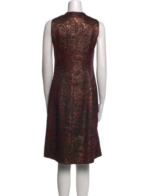 Lafayette 148 Printed Knee-Length Dress