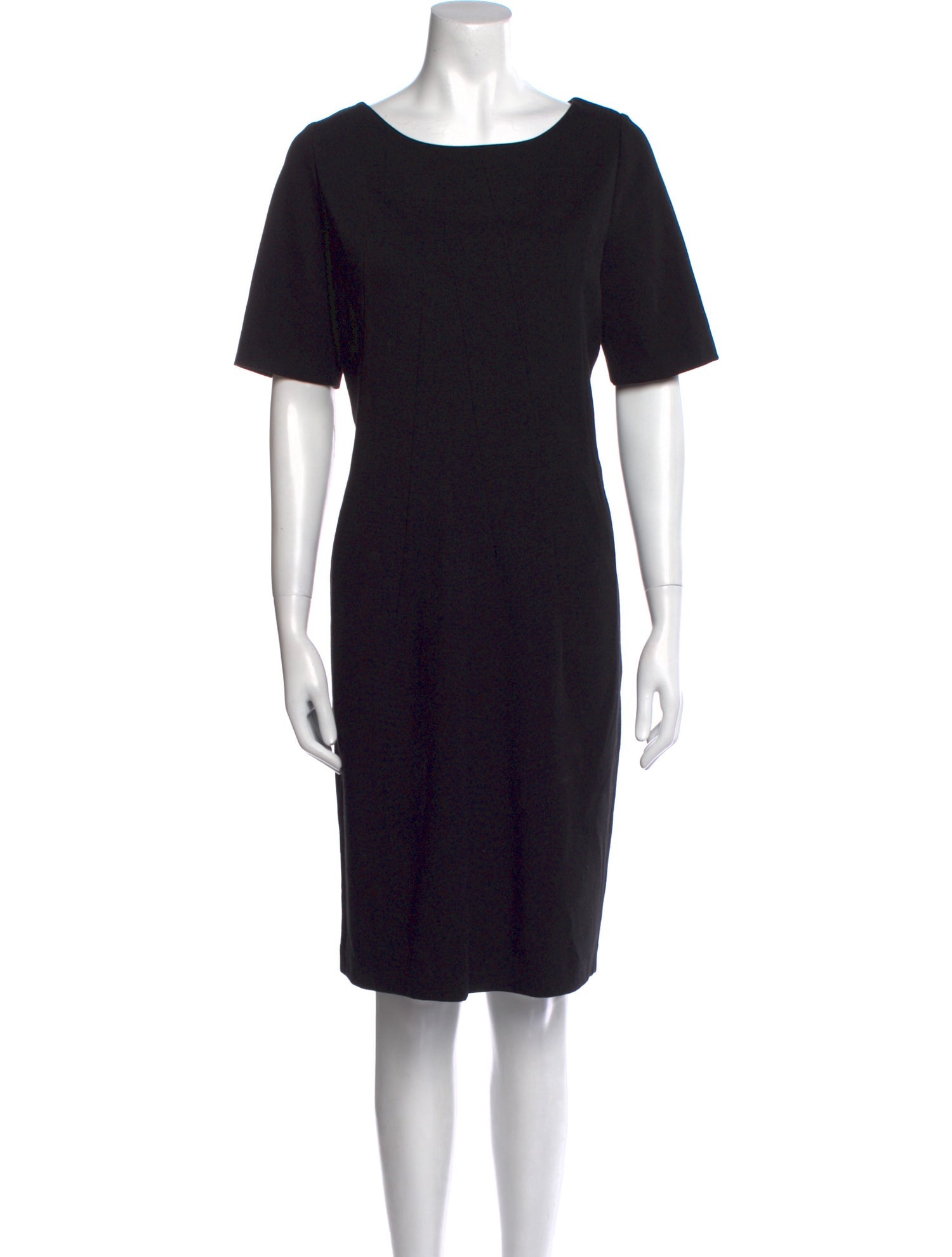 Lafayette 148 Bateau Neckline Knee-Length Dress