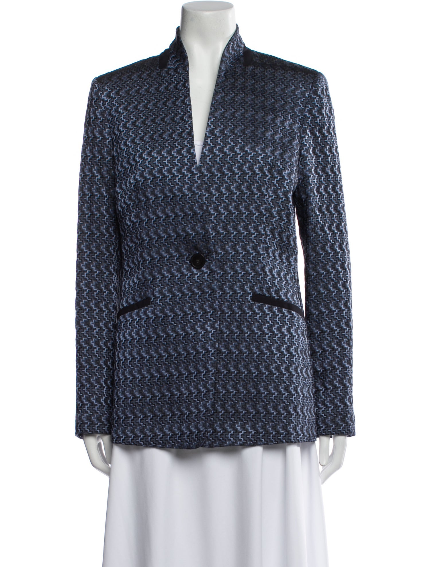 Lafayette 148 Tweed Pattern Blazer