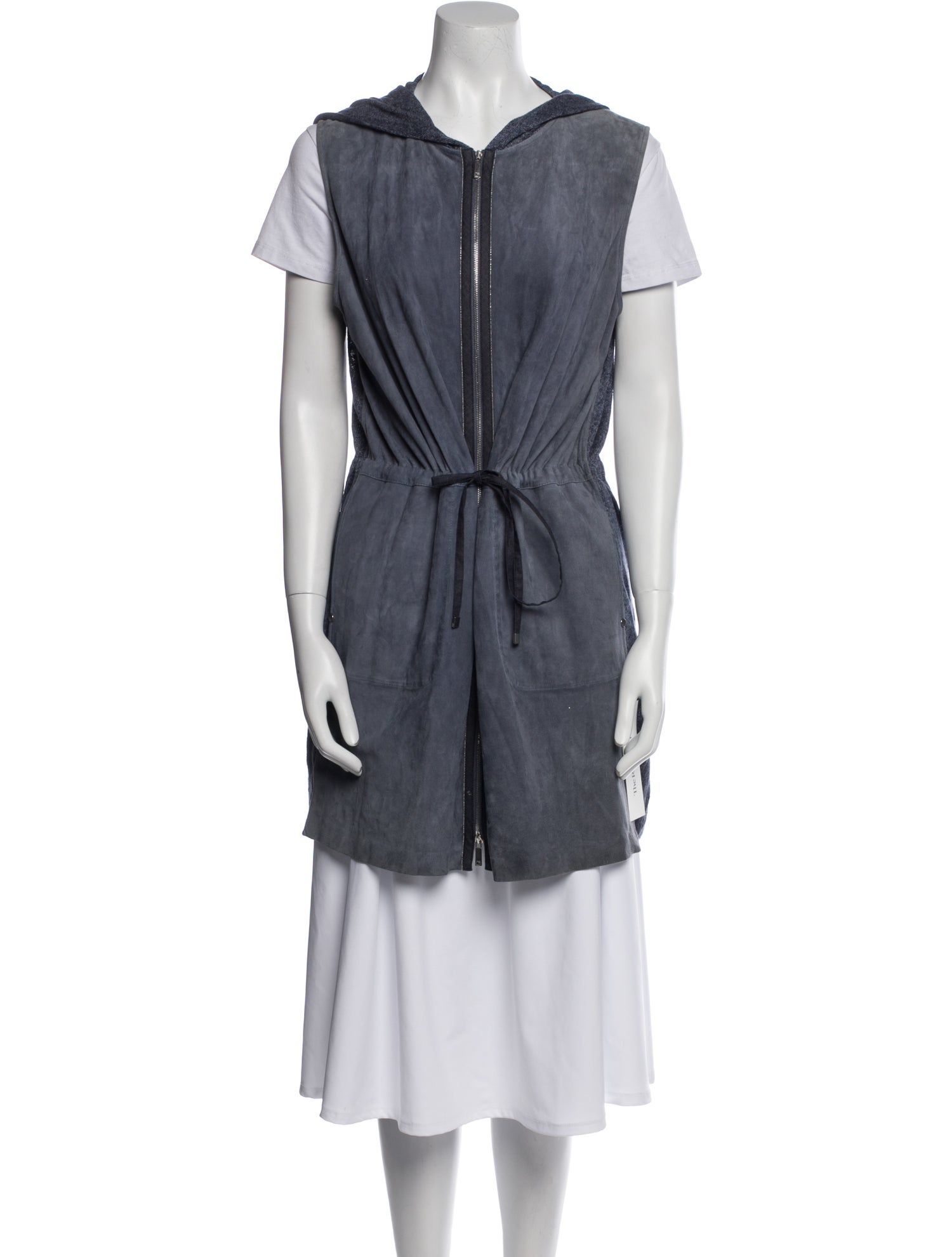 Lafayette 148 Leather Vest