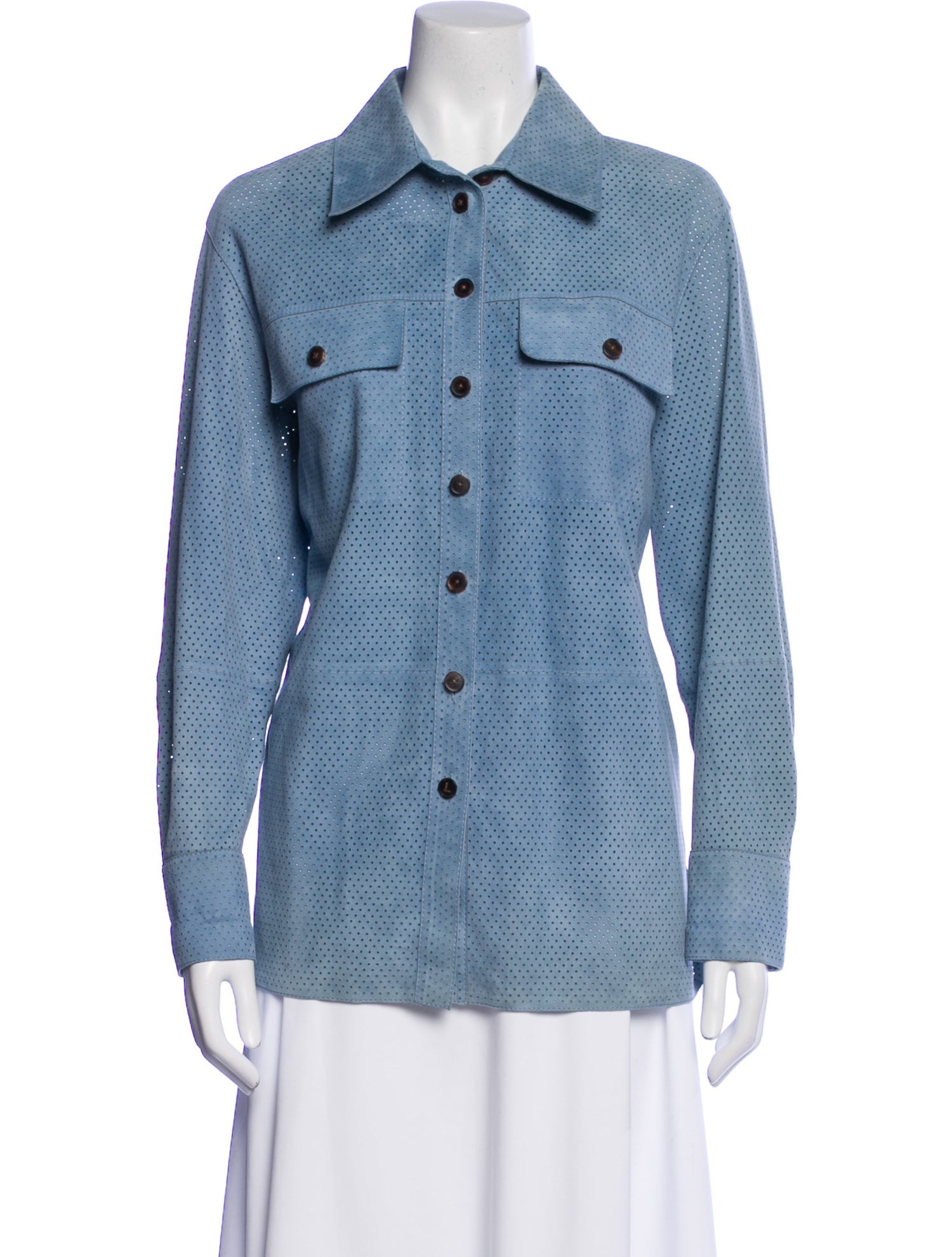 Lafayette 148 Suede Denim Jacket