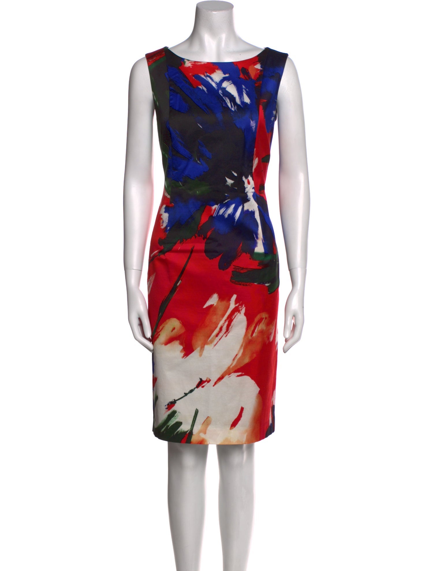 Lafayette 148 Printed Knee-Length Dress