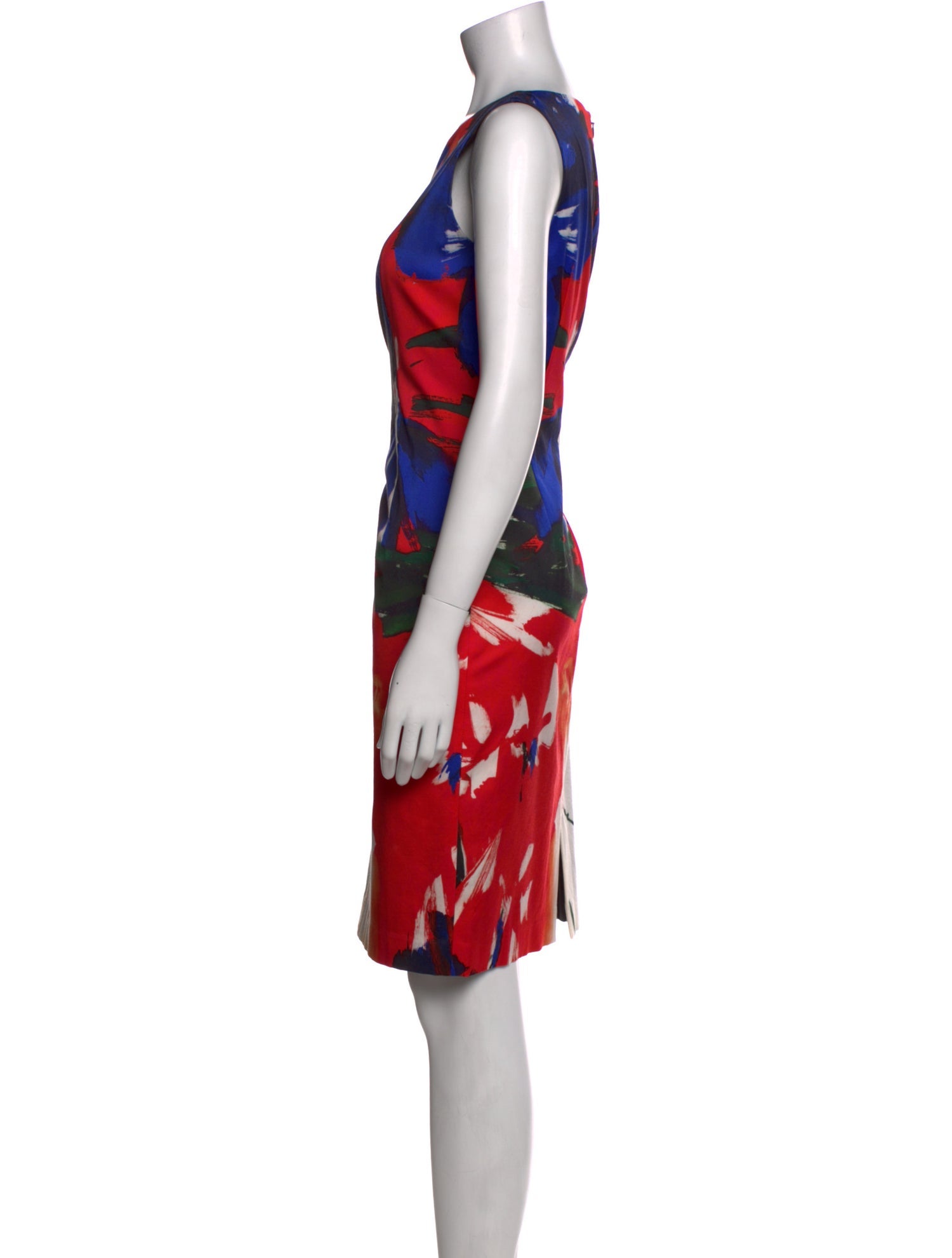 Lafayette 148 Printed Knee-Length Dress