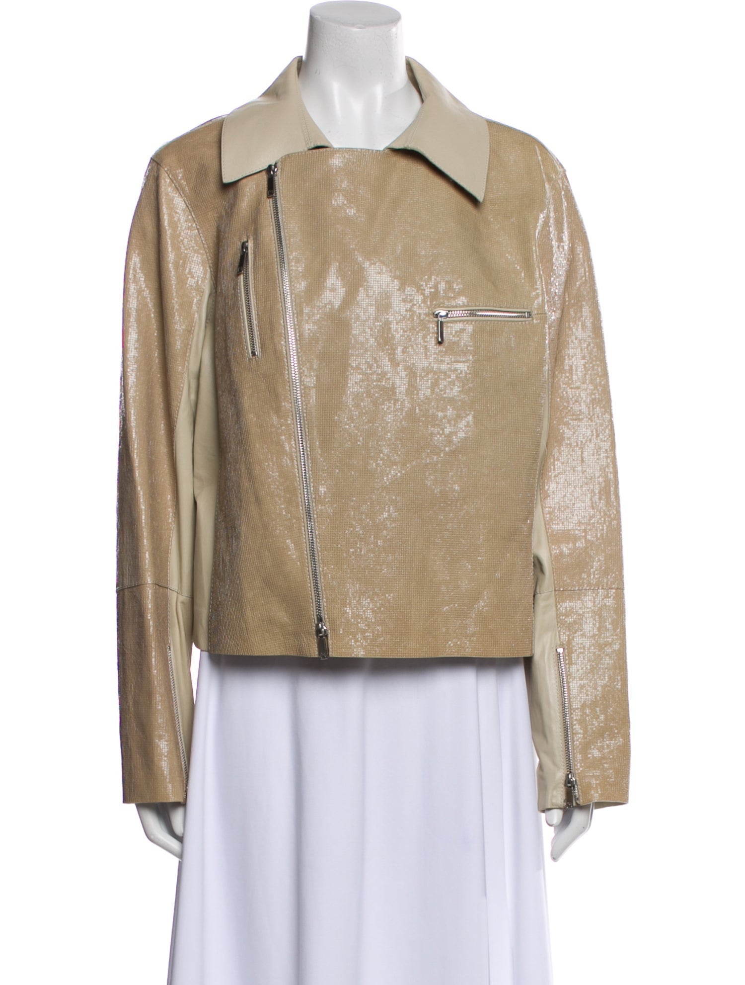 Lafayette 148 Leather Biker Jacket