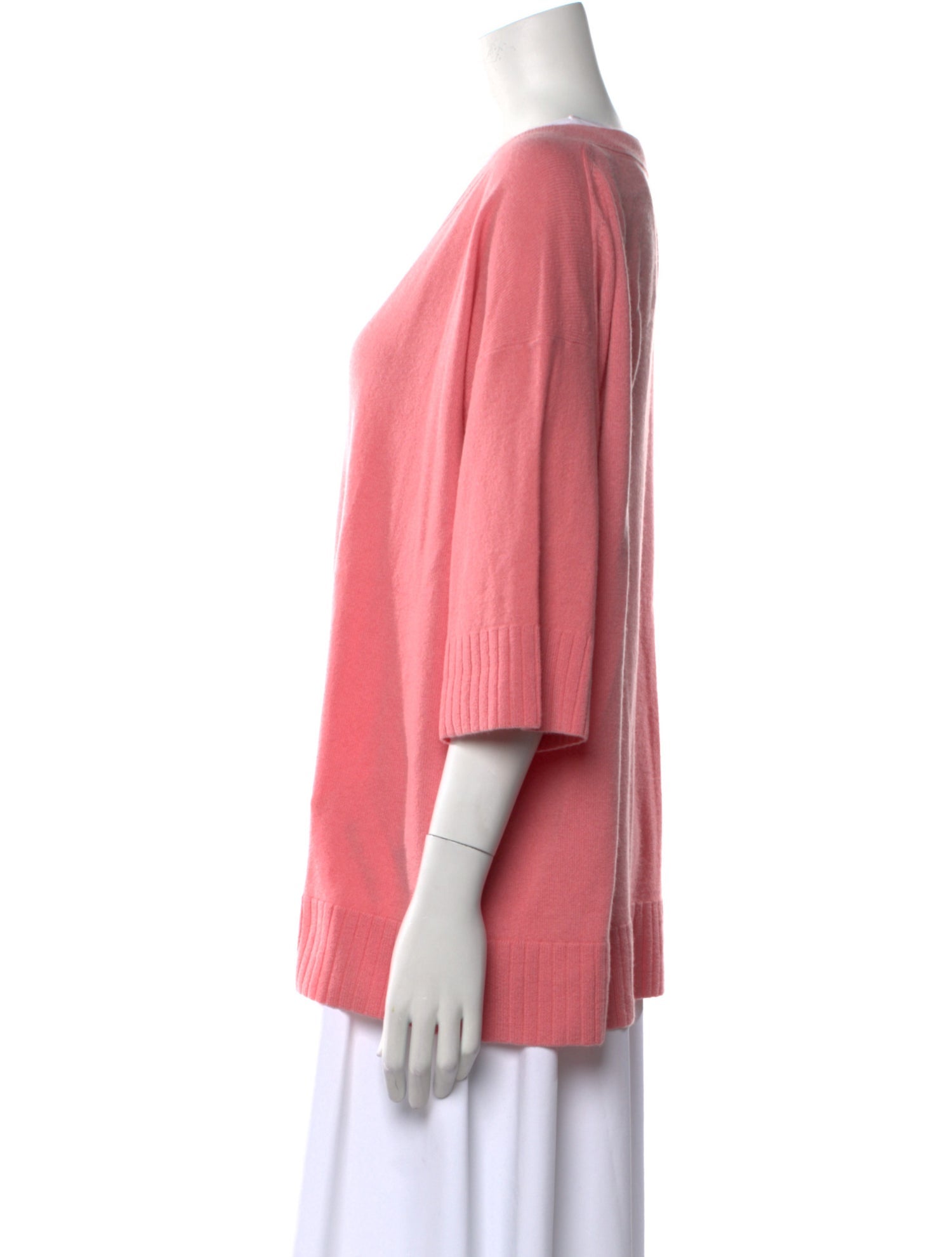 Lafayette 148 Cashmere V-Neck Sweater