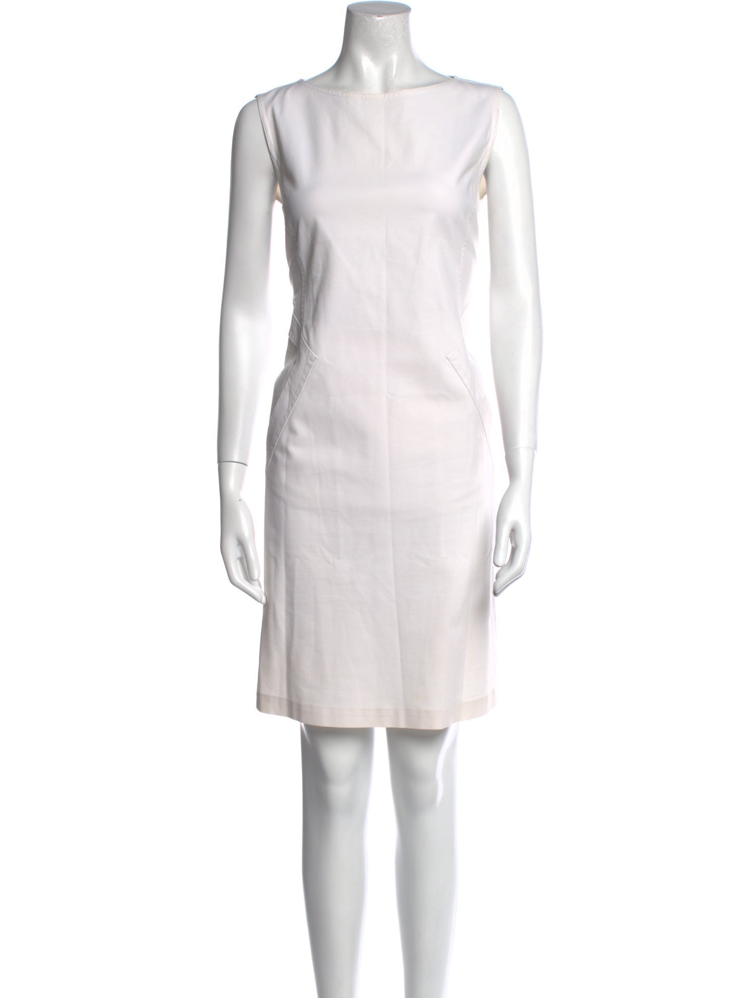 Lafayette 148 Bateau Neckline Knee-Length Dress