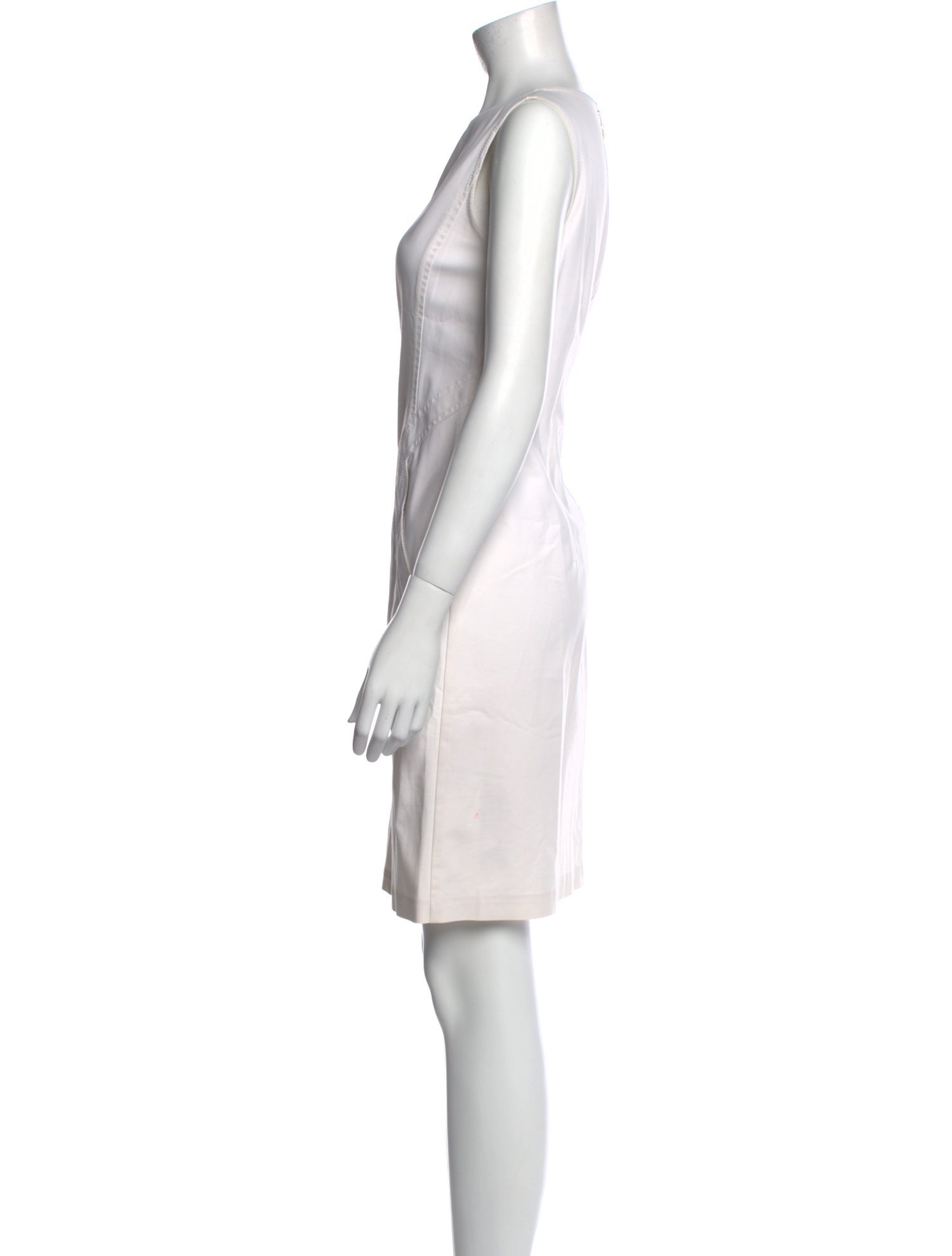 Lafayette 148 Bateau Neckline Knee-Length Dress