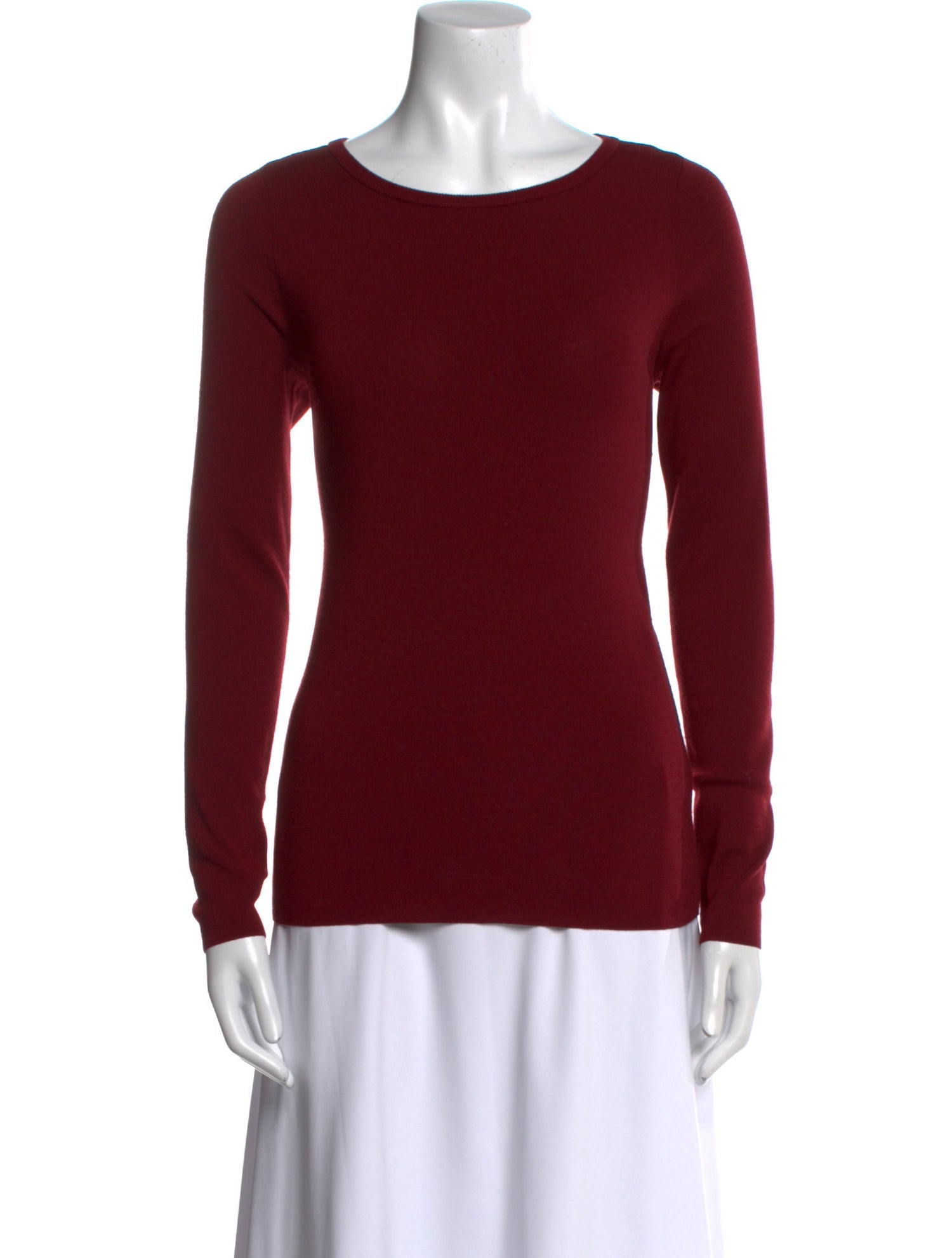 Lafayette 148 Wool Scoop Neck Sweater