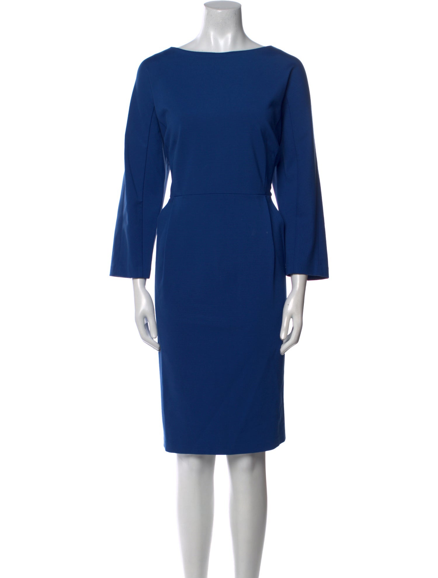 Lafayette 148 Bateau Neckline Knee-Length Dress