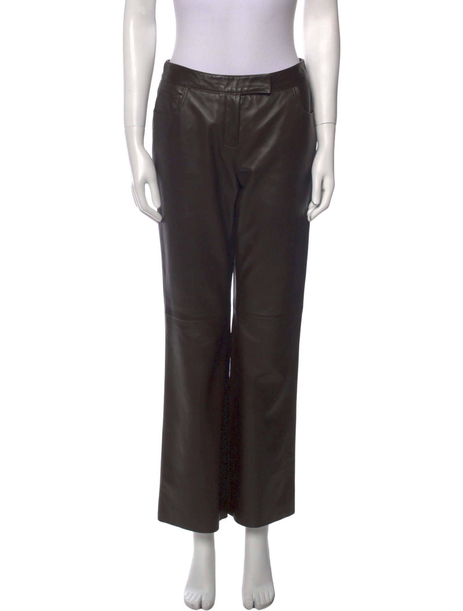 Lafayette 148 Leather Skinny Leg Pants