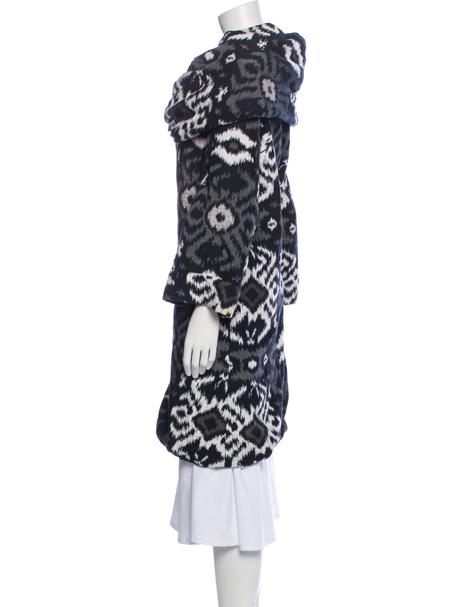 Lafayette 148 Printed Trench Coat