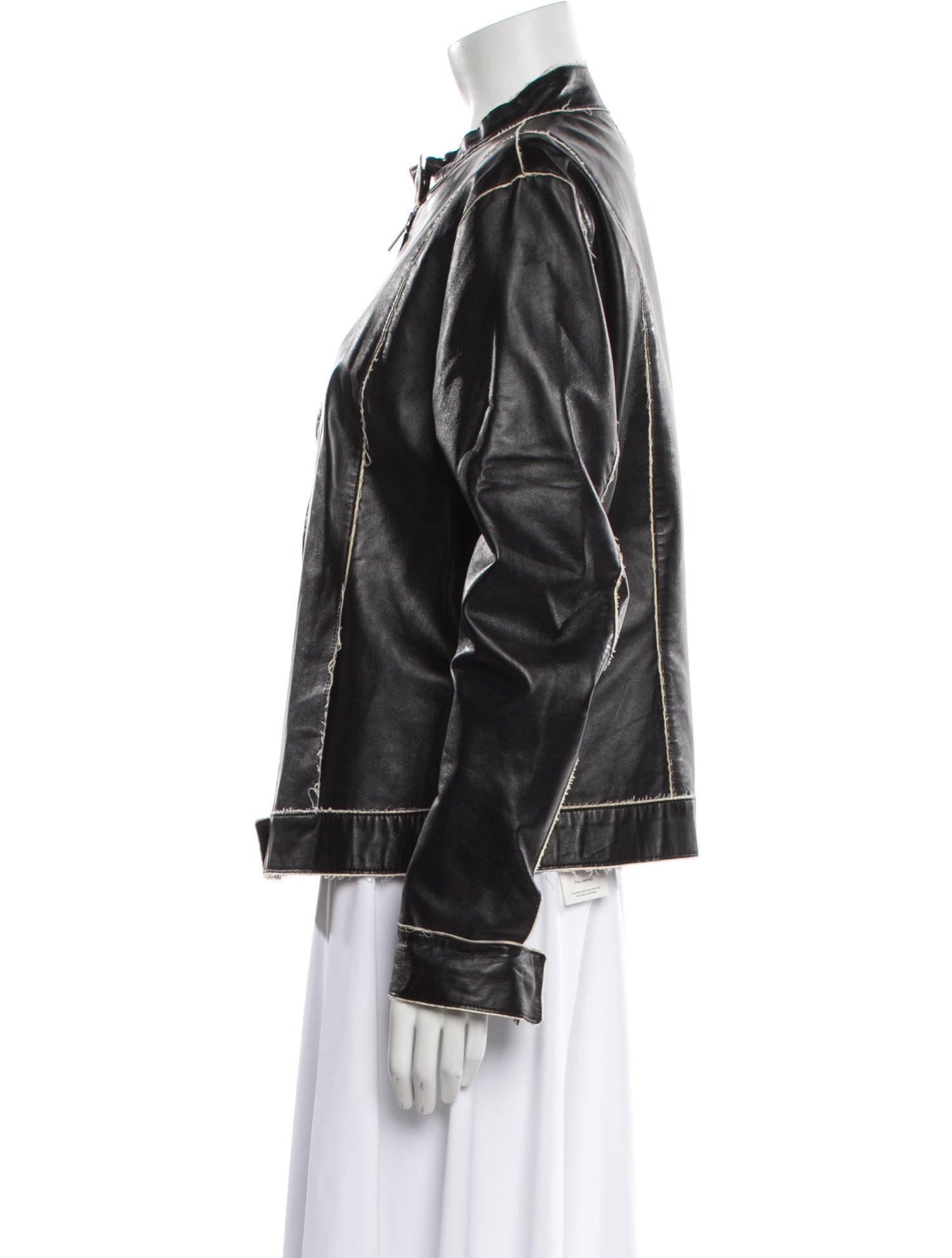 Lafayette 148 Leather Biker Jacket