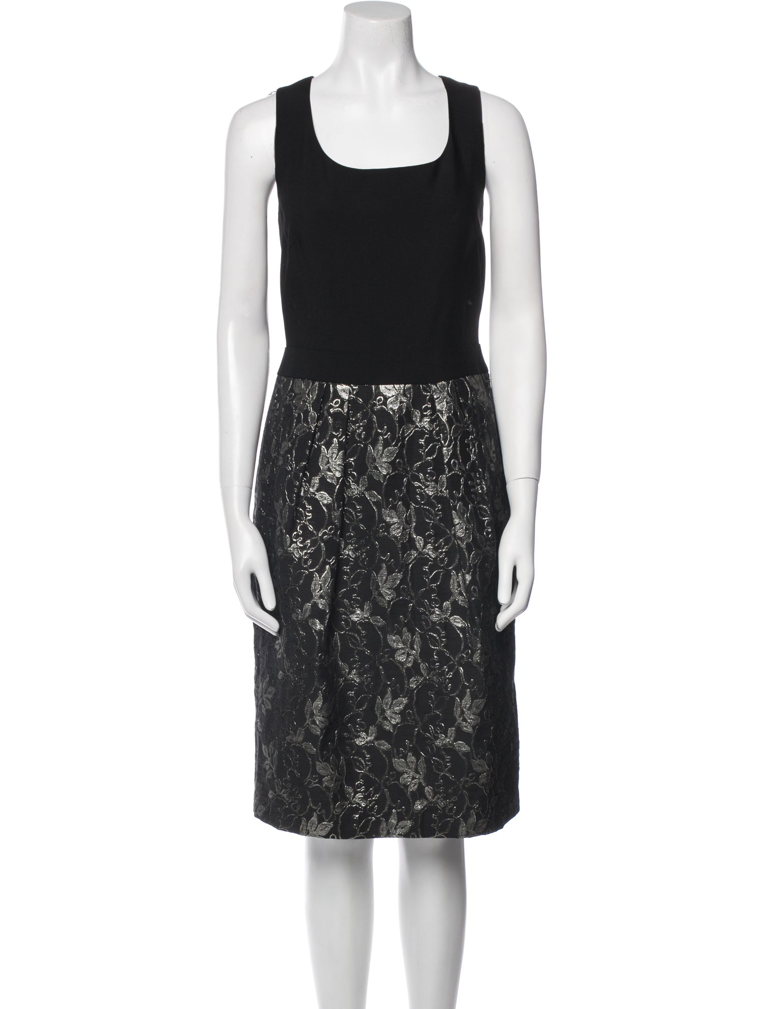 Lafayette 148 Printed Knee-Length Dress