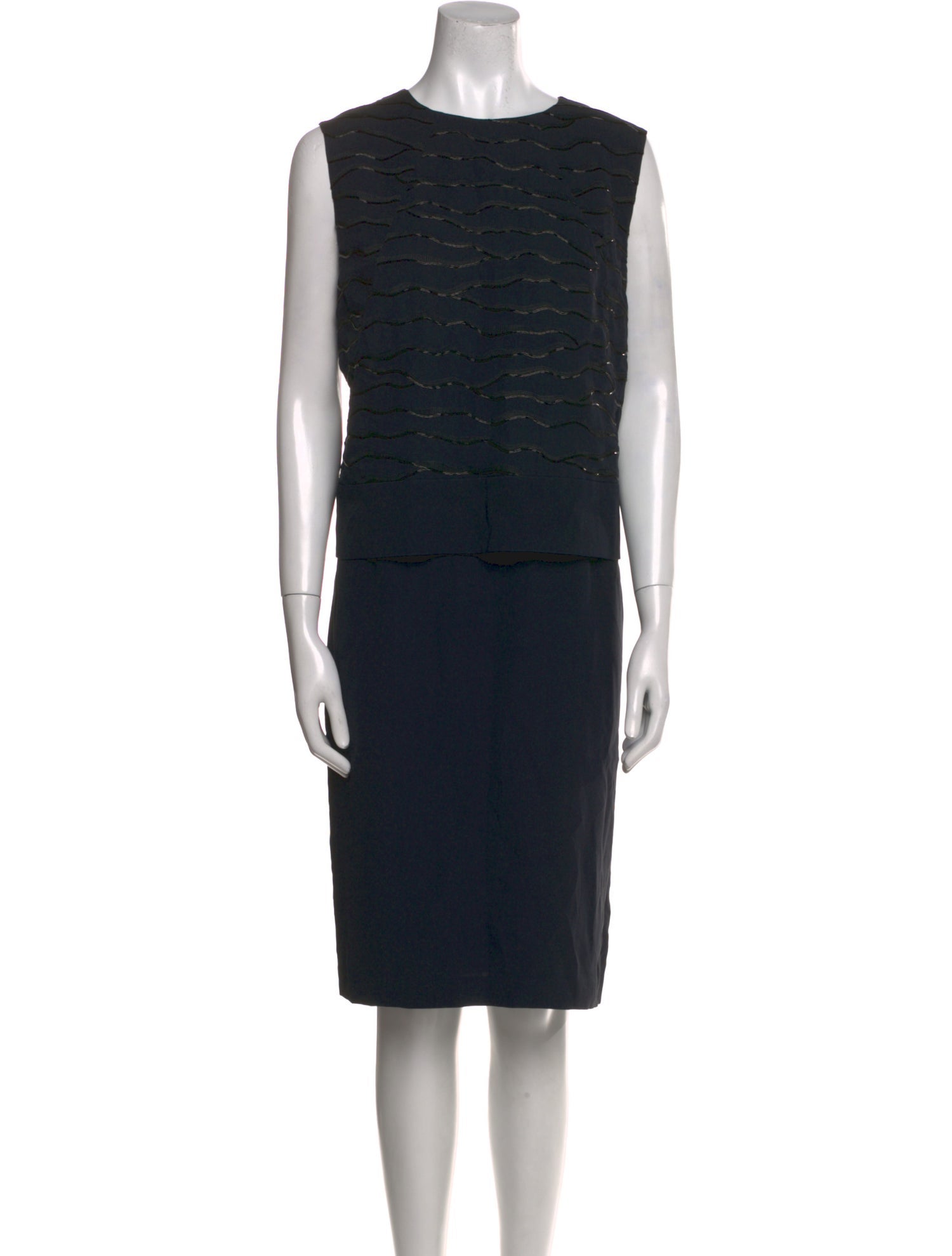 Lafayette 148 Silk Knee-Length Dress