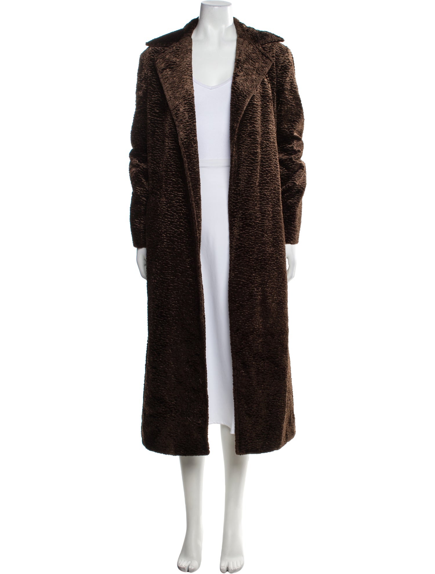 Lafayette 148 Supima Cotton Faux Fur Coat