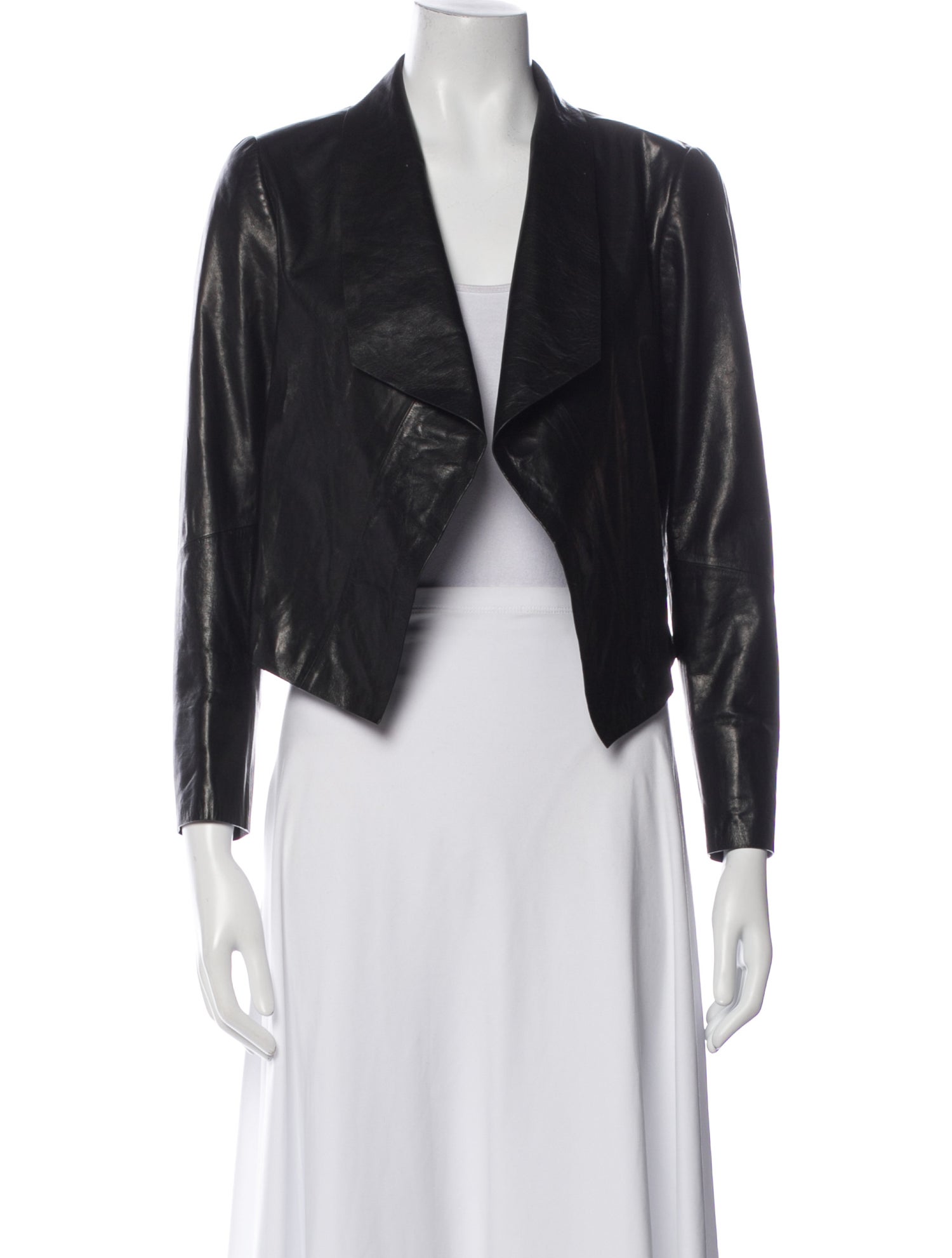 Lafayette 148 Leather Blazer