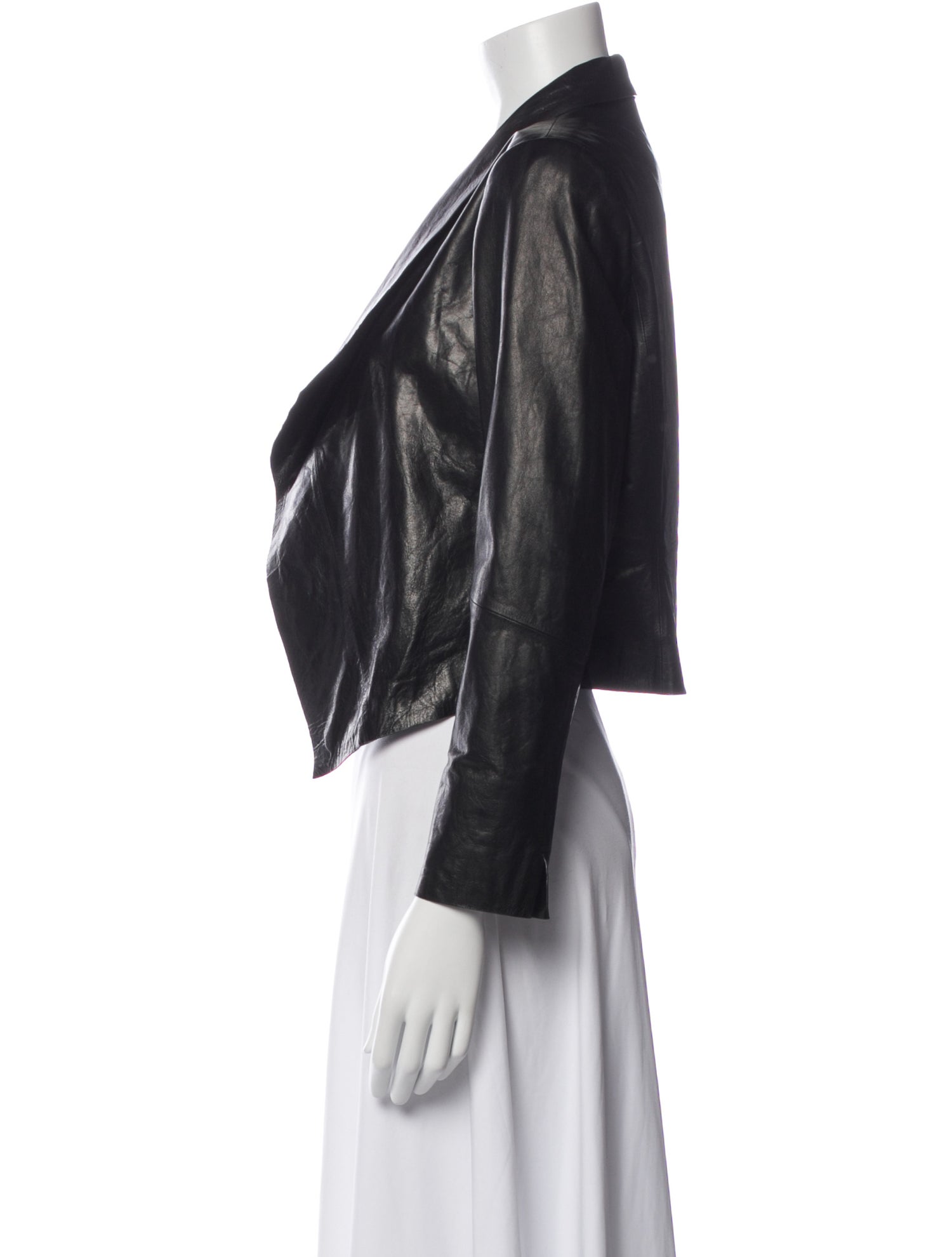 Lafayette 148 Leather Blazer