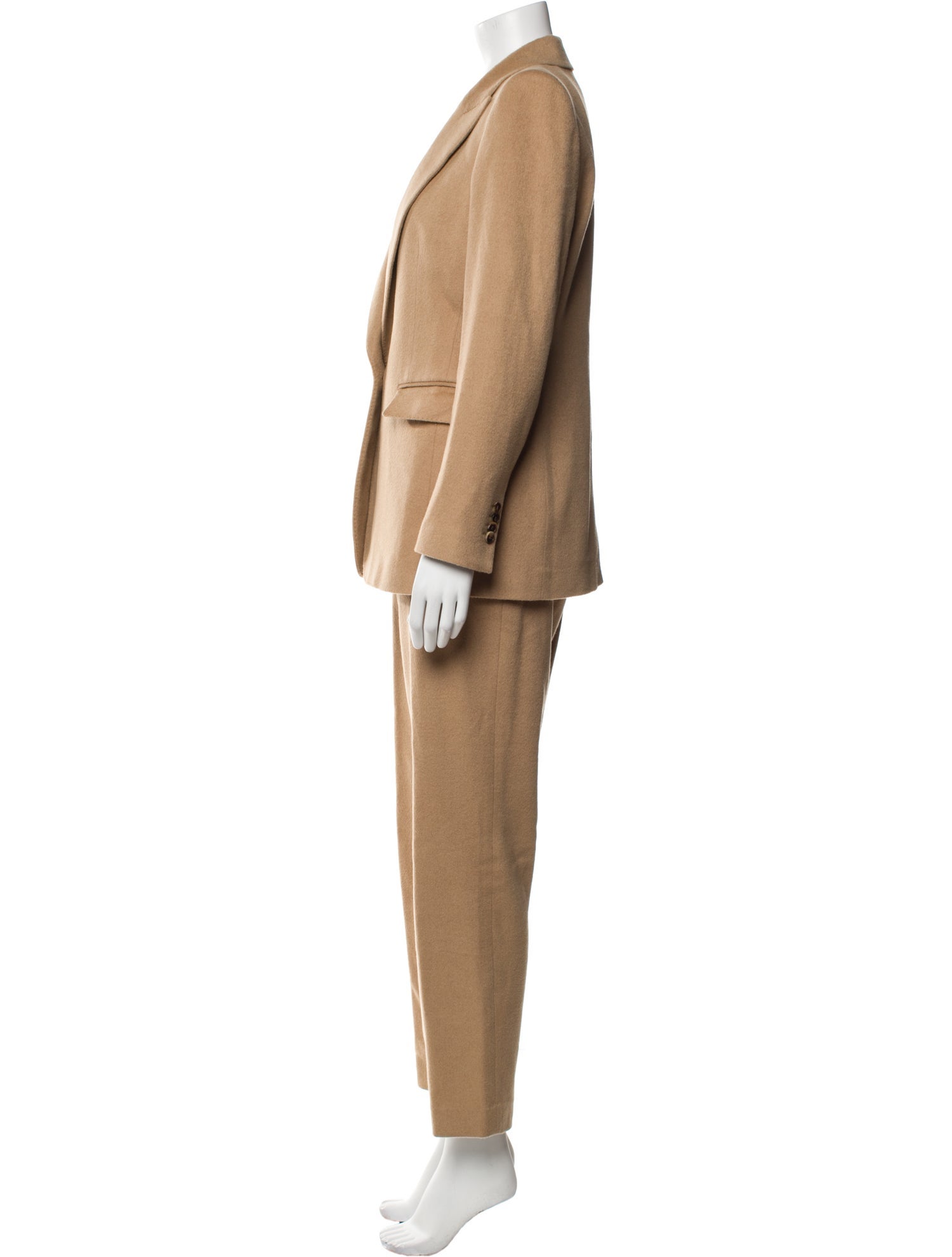 Lafayette 148 Camel Hair Pantsuit