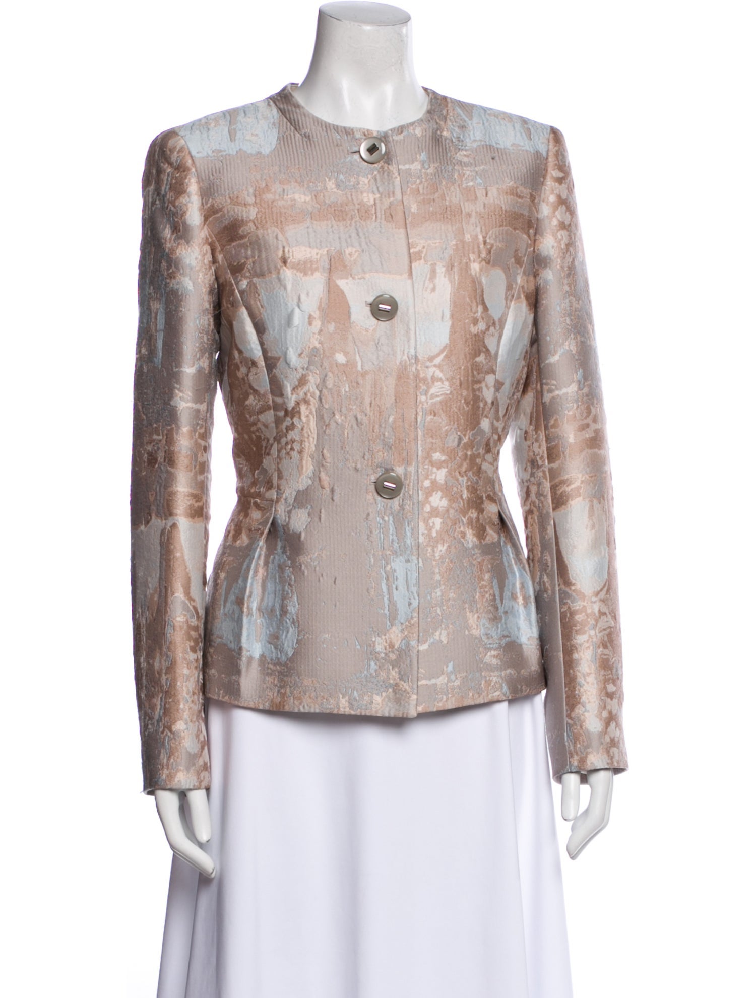 Lafayette 148 Tweed Pattern Evening Jacket