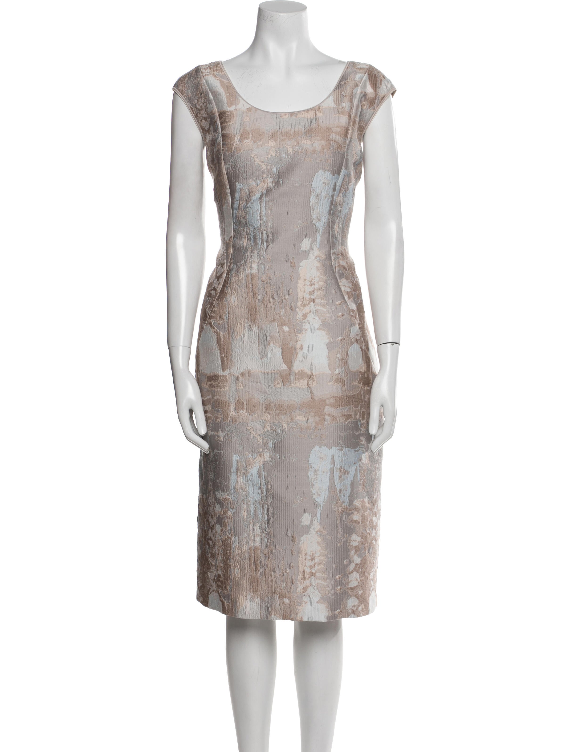 Lafayette 148 Printed Midi Length Dress