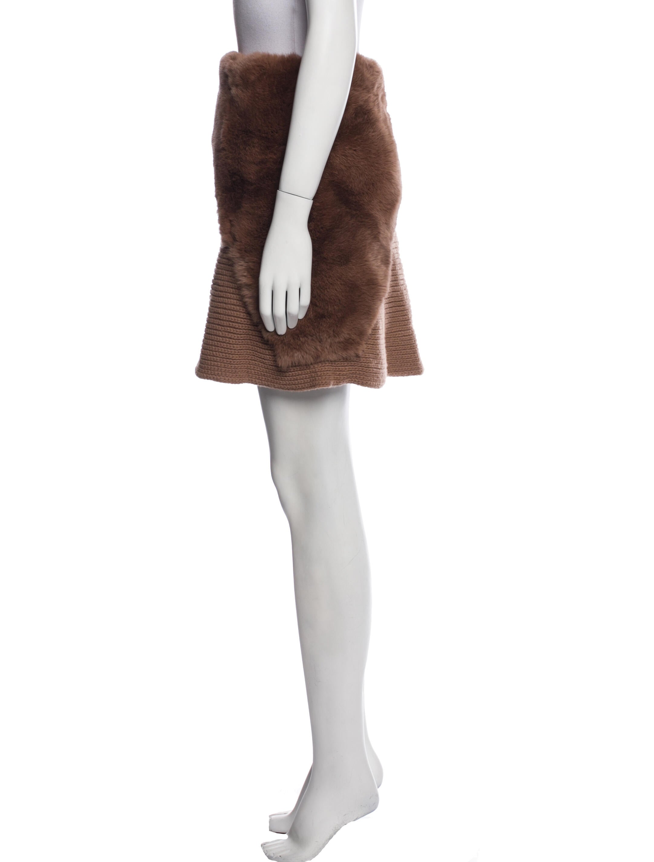 Lafayette 148 Virgin Wool Mini Skirt w/ Tags