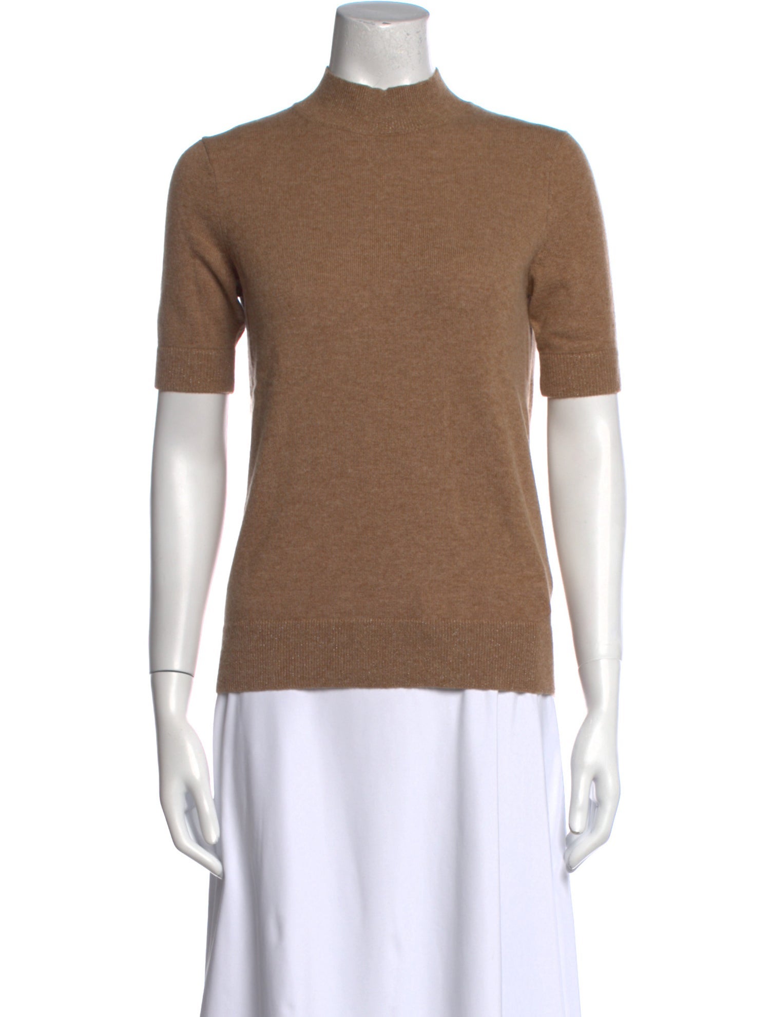 Lafayette 148 Cashmere Mock Neck Sweater