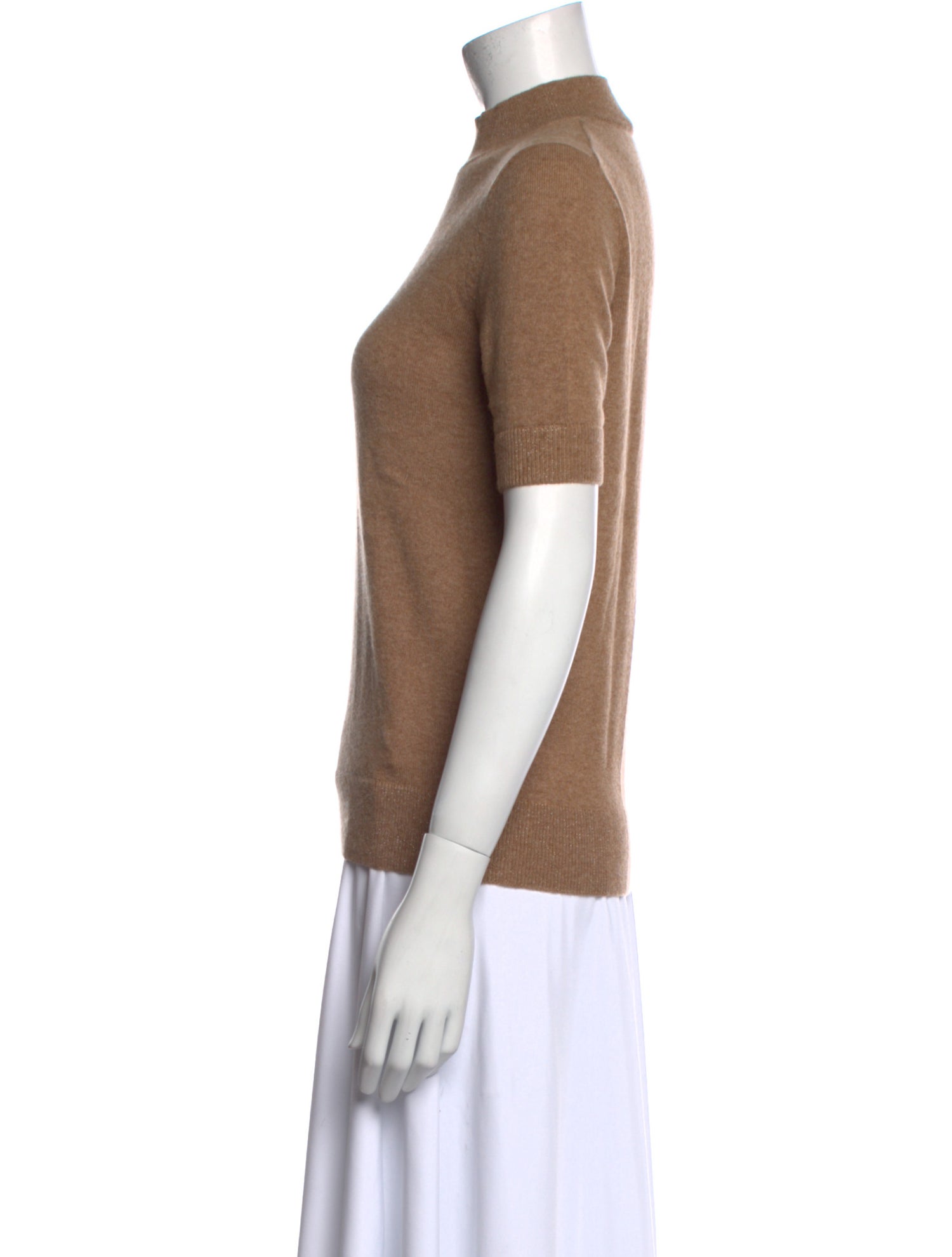 Lafayette 148 Cashmere Mock Neck Sweater