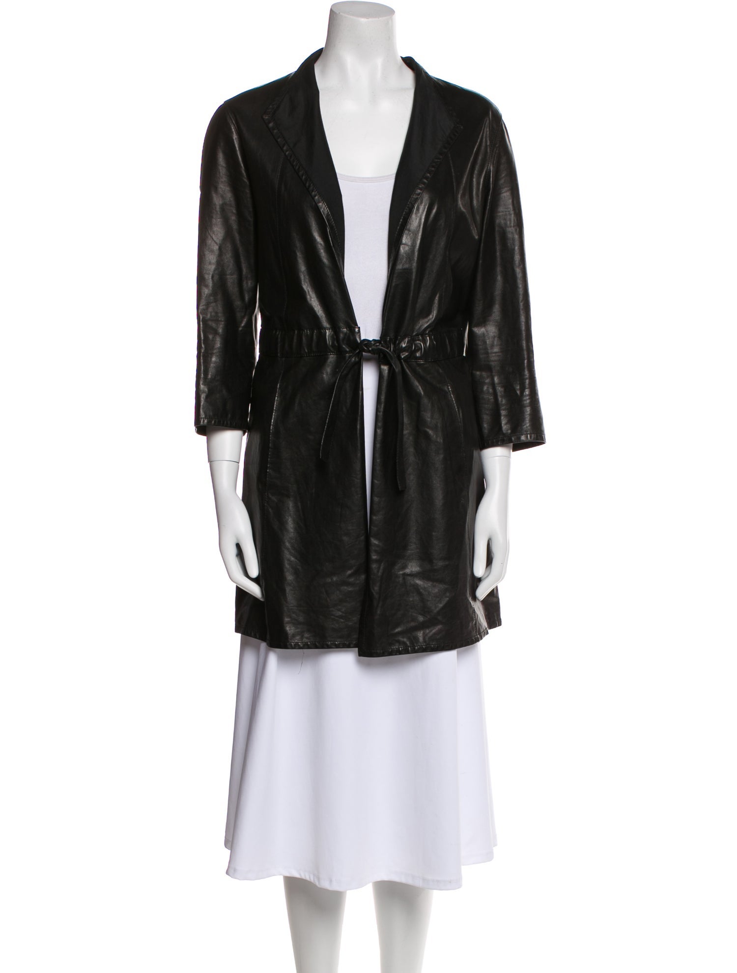 Lafayette 148 Leather Coat
