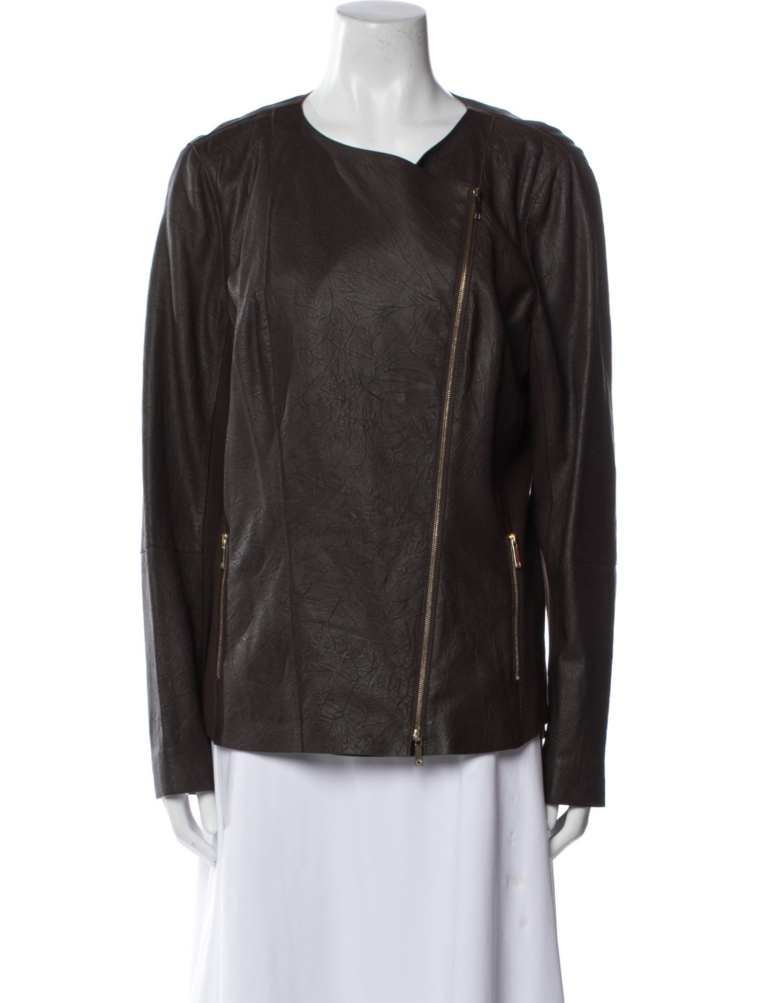 Lafayette 148 Leather Biker Jacket