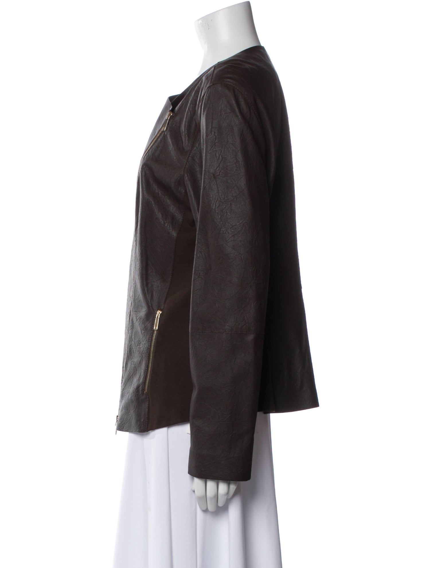 Lafayette 148 Leather Biker Jacket