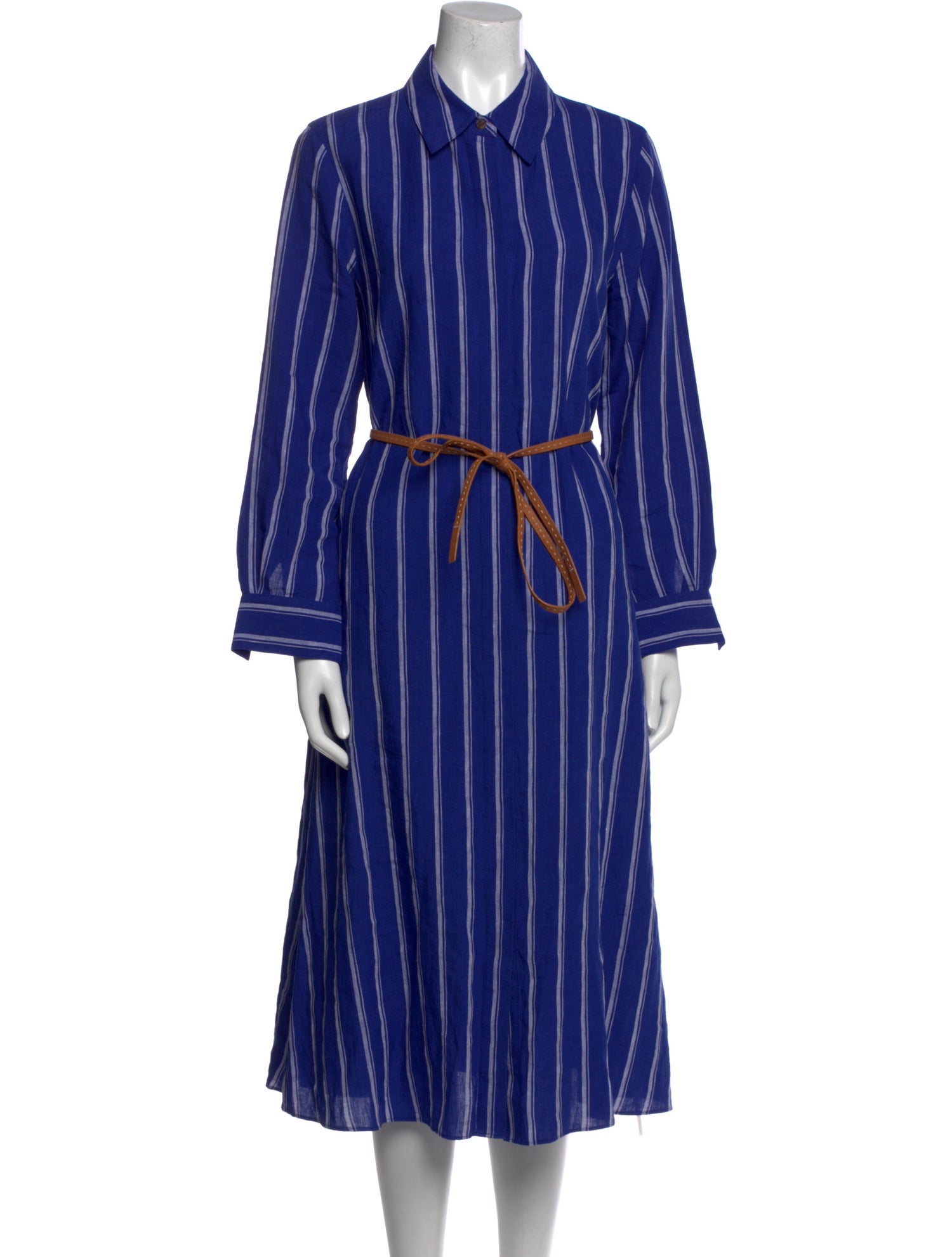 Lafayette 148 Linen Midi Length Dress