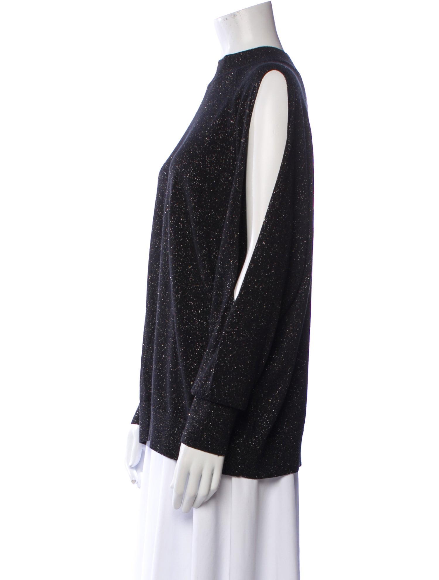 Lafayette 148 Cashmere Mock Neck Sweater