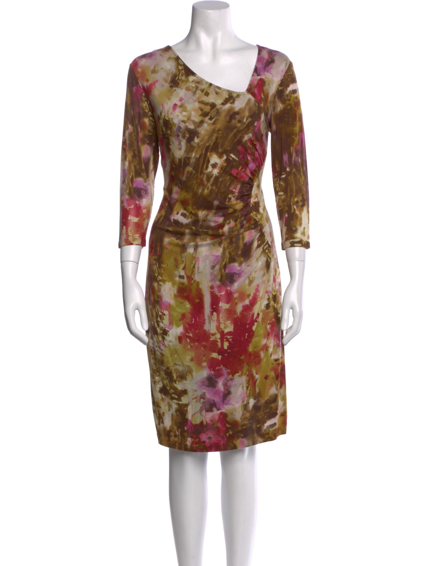 Lafayette 148 Printed Knee-Length Dress