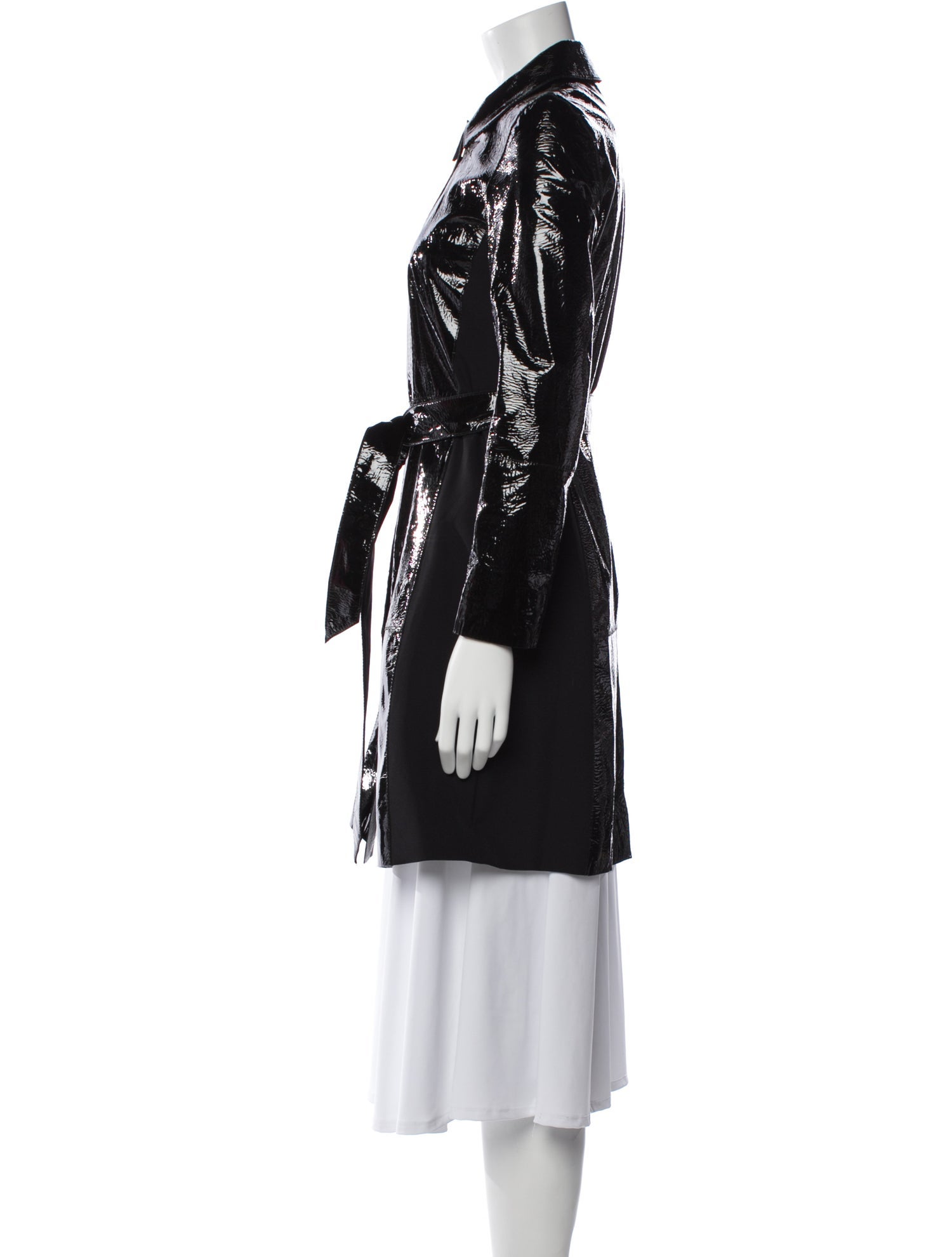 Lafayette 148 Leather Trench Coat