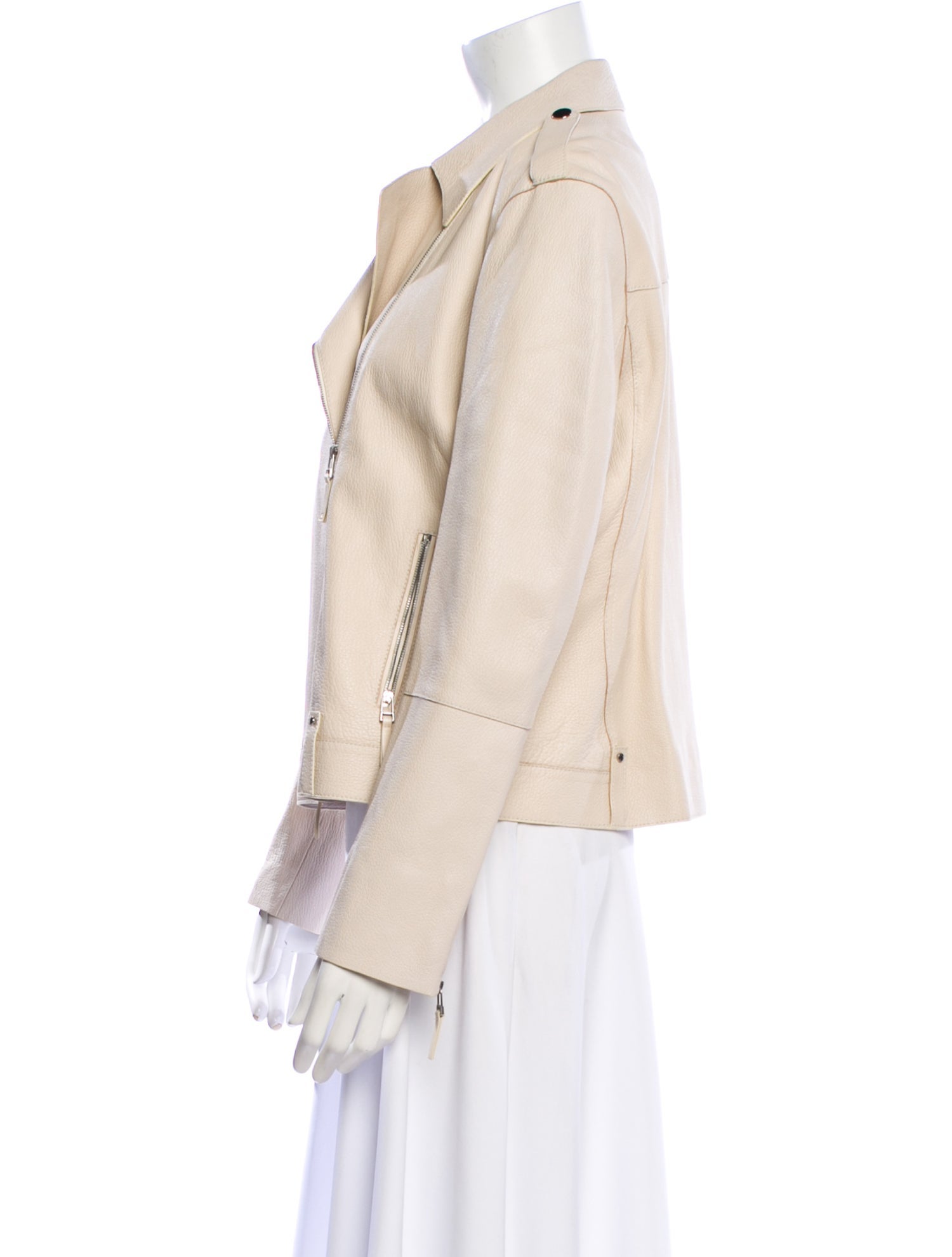 Lafayette 148 Leather Biker Jacket