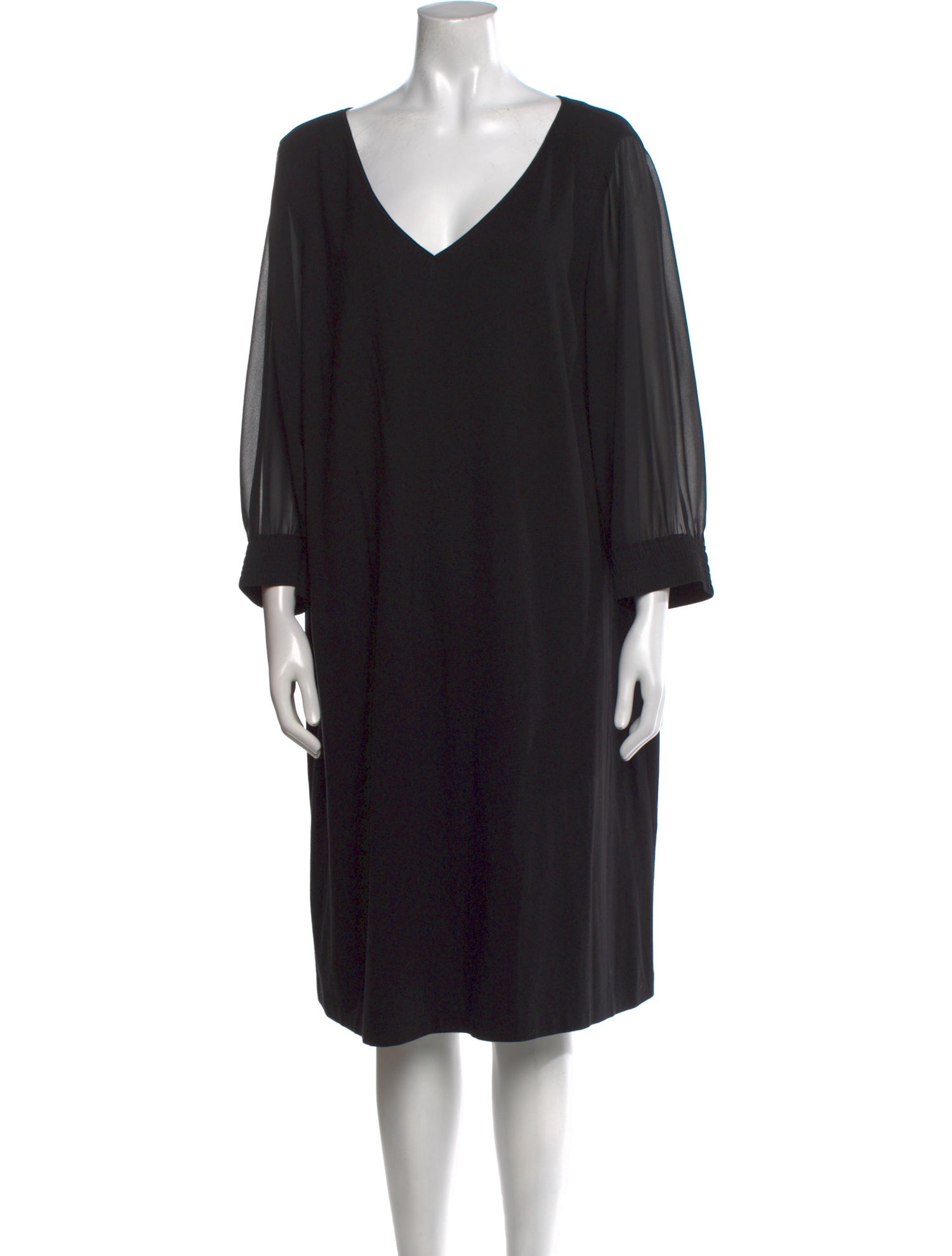 Lafayette 148 V-Neck Knee-Length Dress w/ Tags
