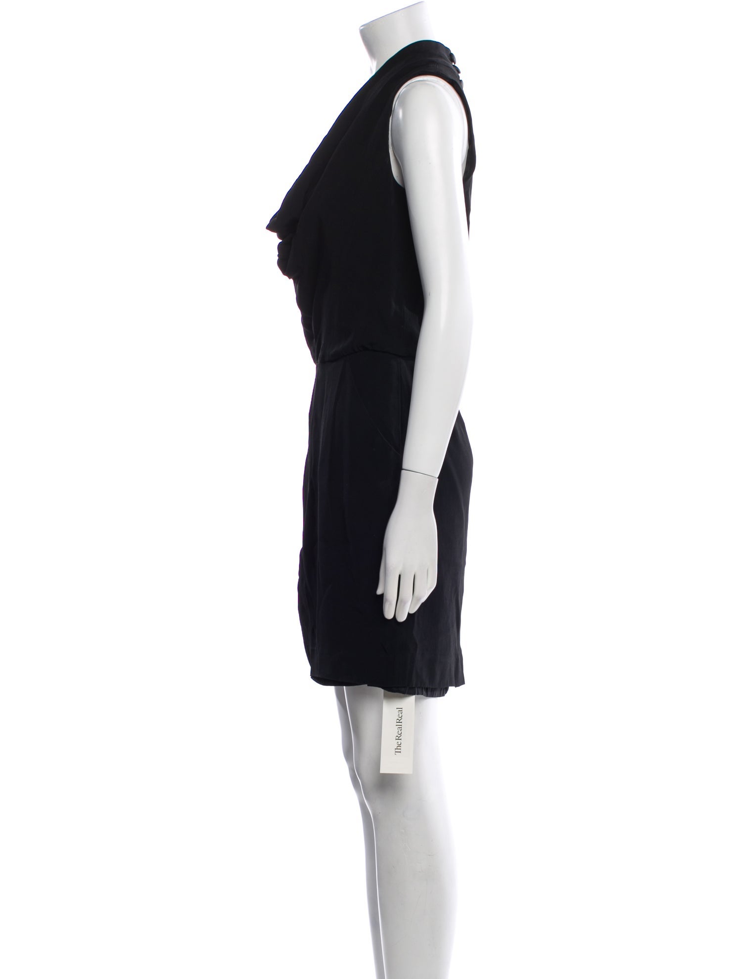 Lafayette 148 Cowl Neck Mini Dress