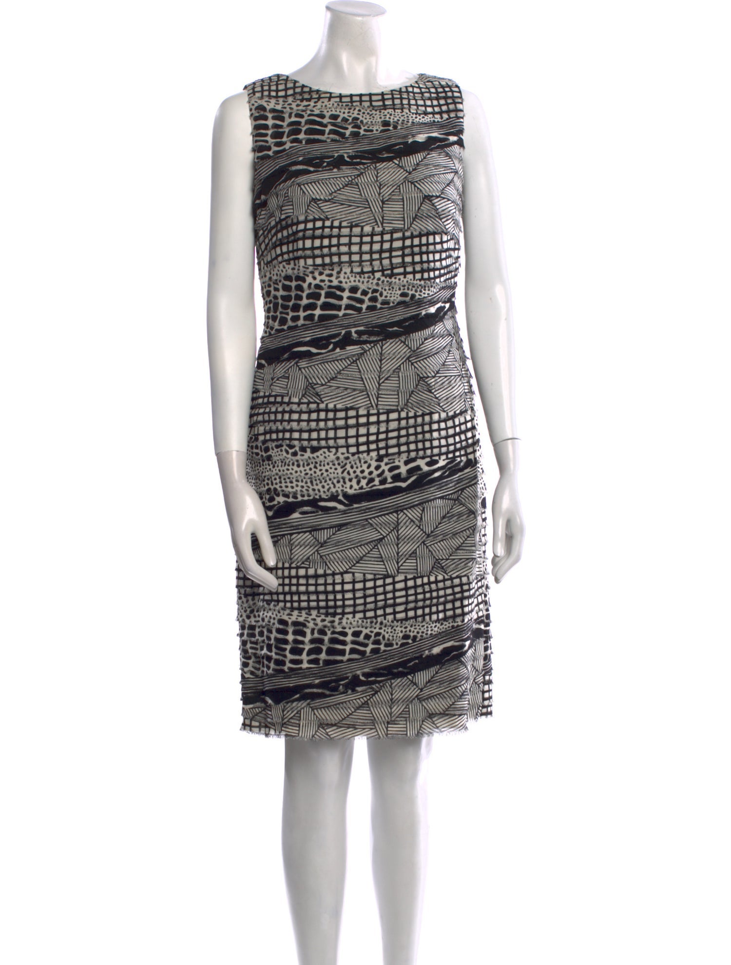 Lafayette 148 Silk Knee-Length Dress