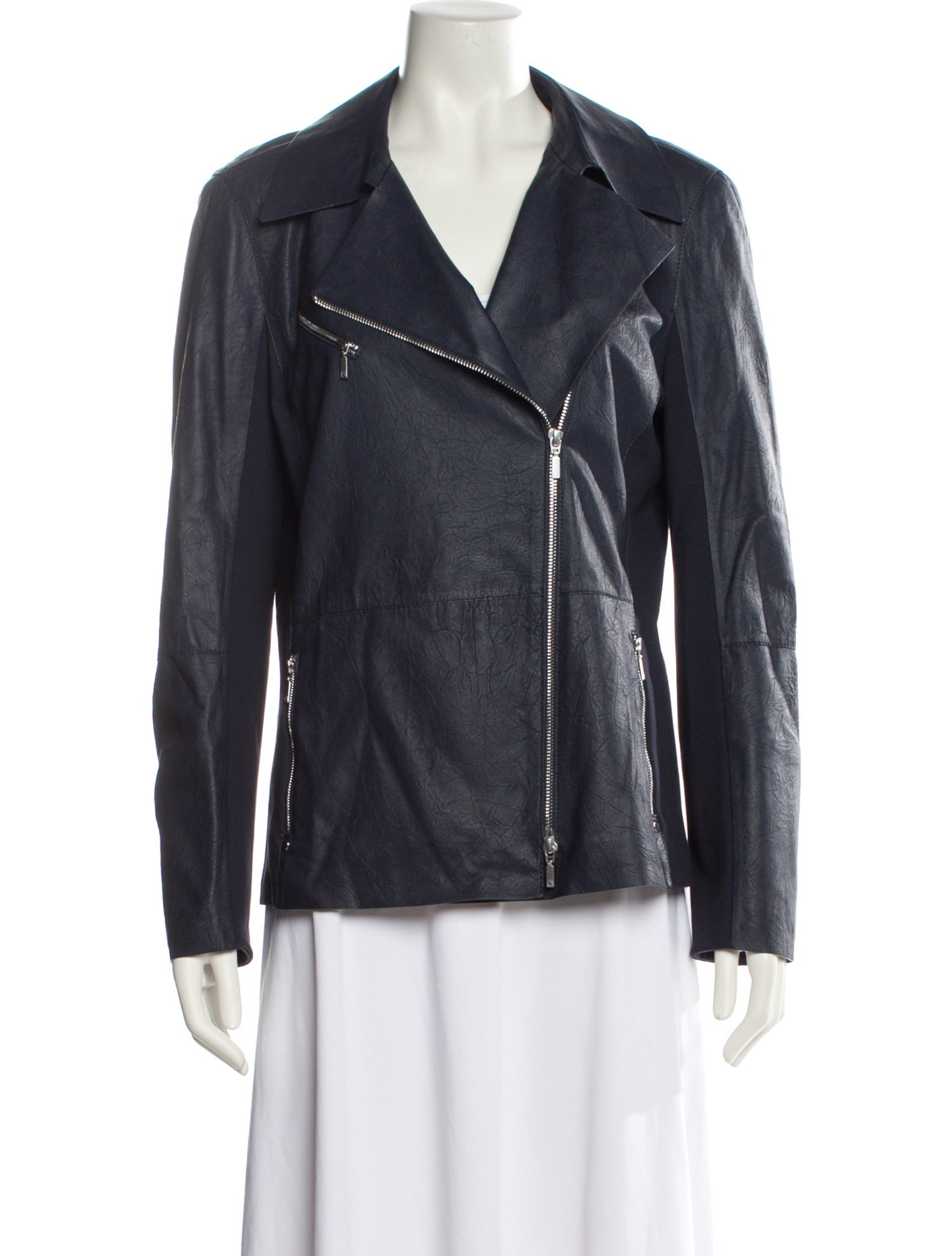 Lafayette 148 Leather Biker Jacket