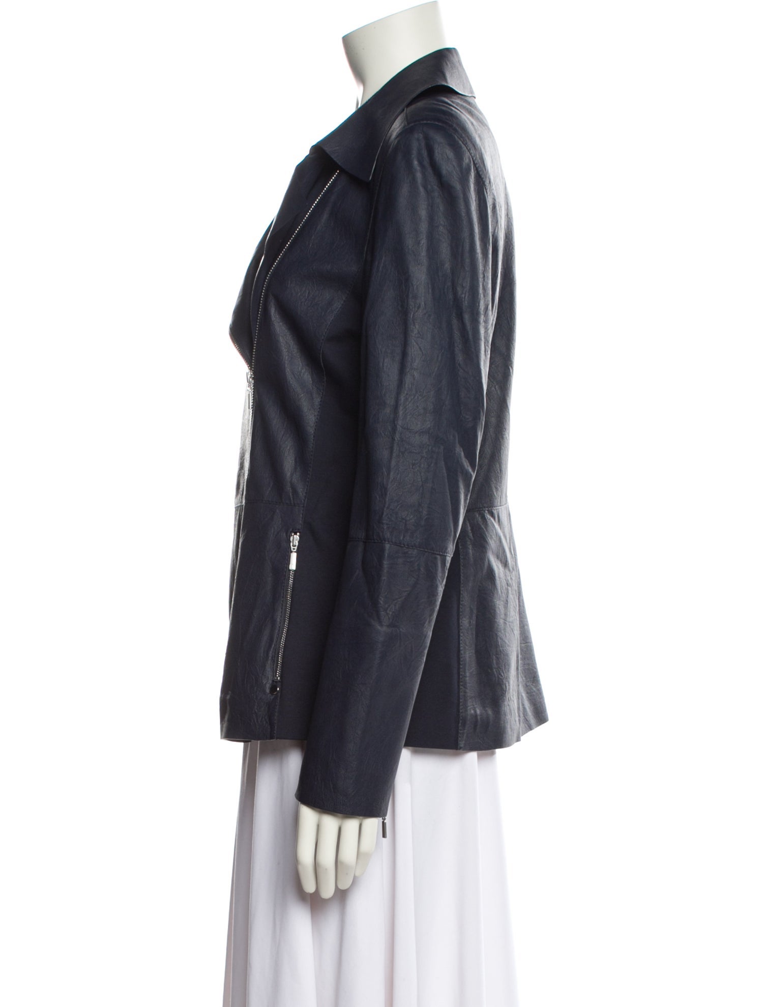 Lafayette 148 Leather Biker Jacket