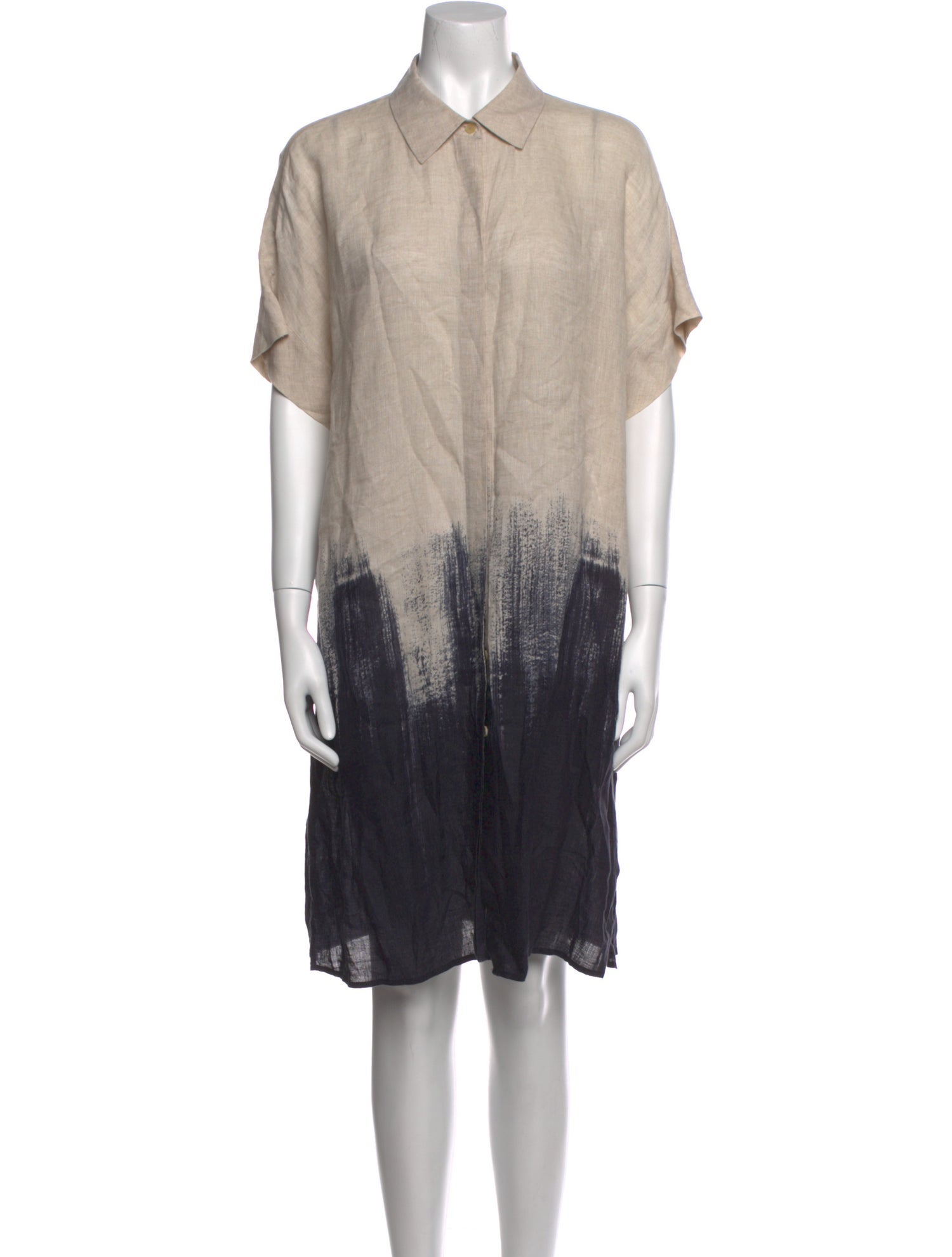 Lafayette 148 Linen Knee-Length Dress