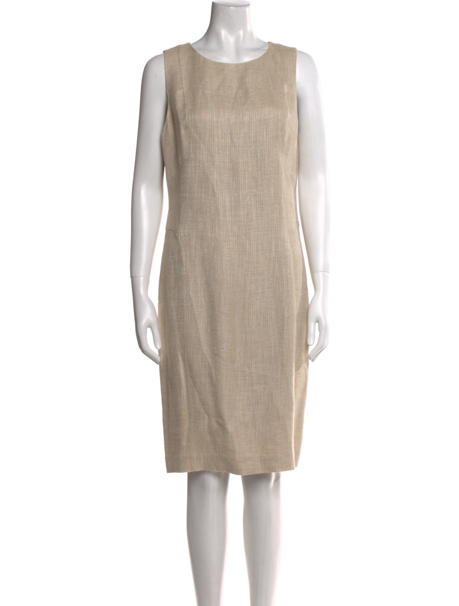 Lafayette 148 Scoop Neck Knee-Length Dress