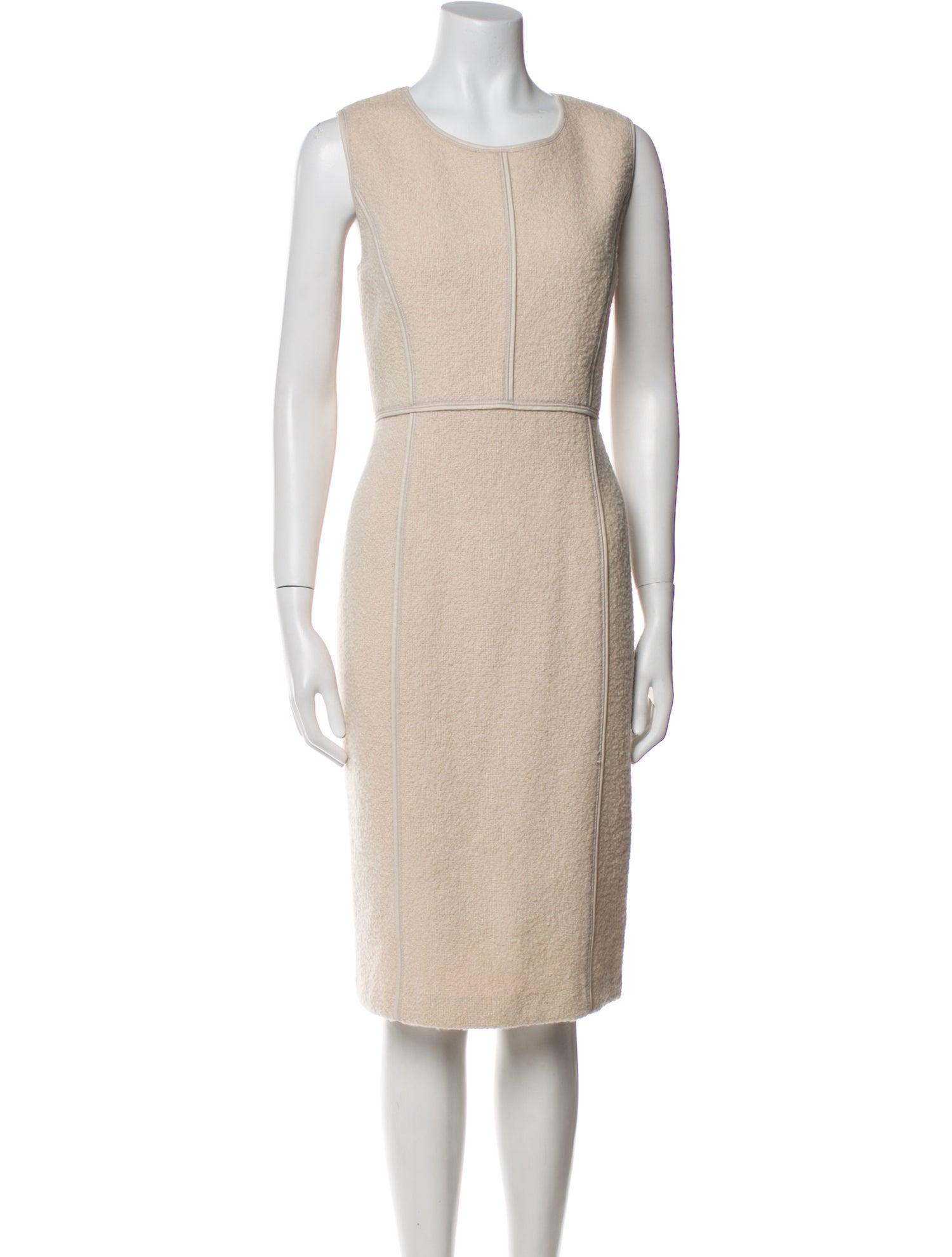 Lafayette 148 Virgin Wool Midi Length Dress